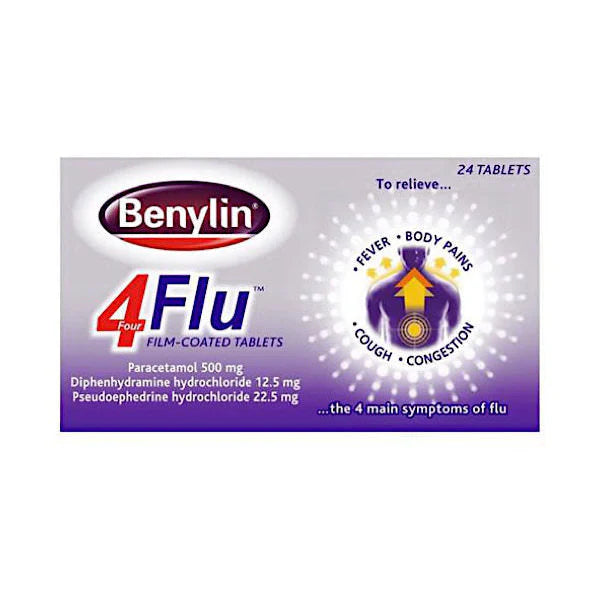 Benylin 4 Flu Film-Coated Tablets