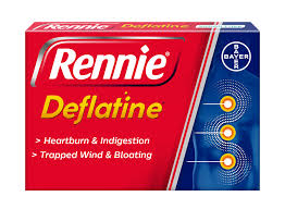 Rennie Deflatine Sugar Free Chewable Tablets - Mint