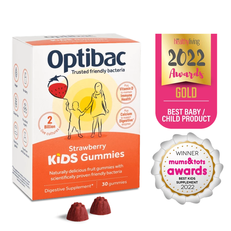 Optibac Kids Strawberry Gummies 30 Gummies