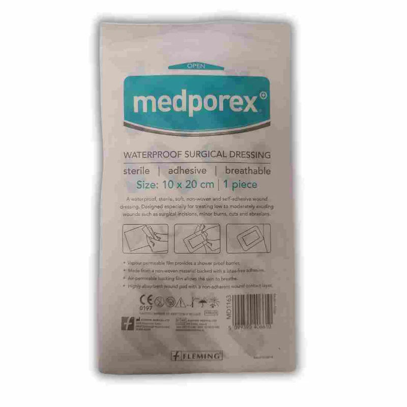 Medporex Waterproof Surgical Dressing (10 X 20cm) - single