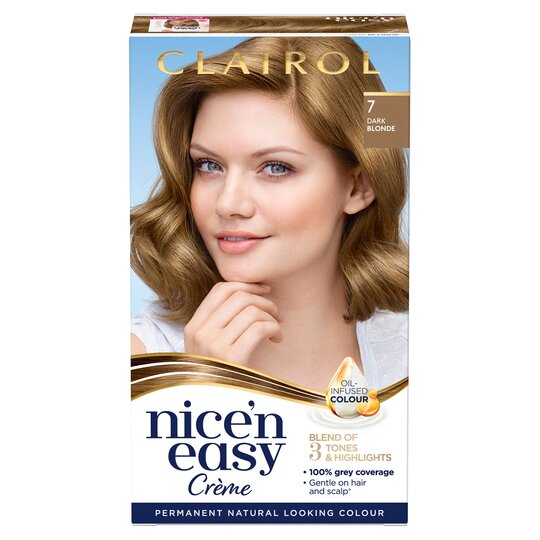Clairol - Nice&#39;N Easy Creme Permanent Natural Looking Colour - 7 Dark Blonde