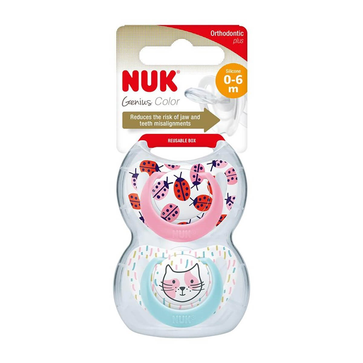 Nuk Genius Color Silicone 0-6m