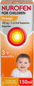Nurofen For Children Sugar Free 3m+ with Syringe (Orange)