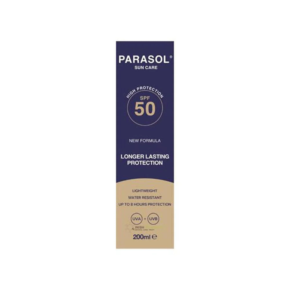 Parasol High Protection Longer Lasting Protection SPF50