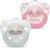 NUK Signature Soother silicone 0-6 months Twin Pack