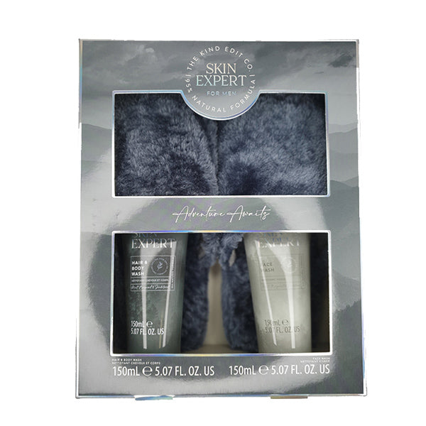 Skin Expert For Men Slipper Gift Set