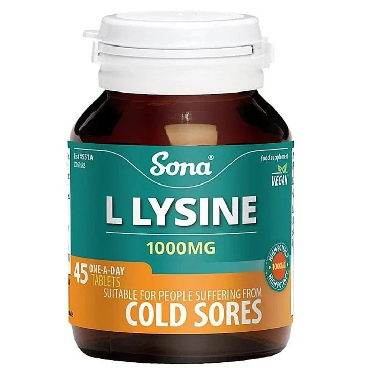 Sona - L Lysine 100mg One-A-Day