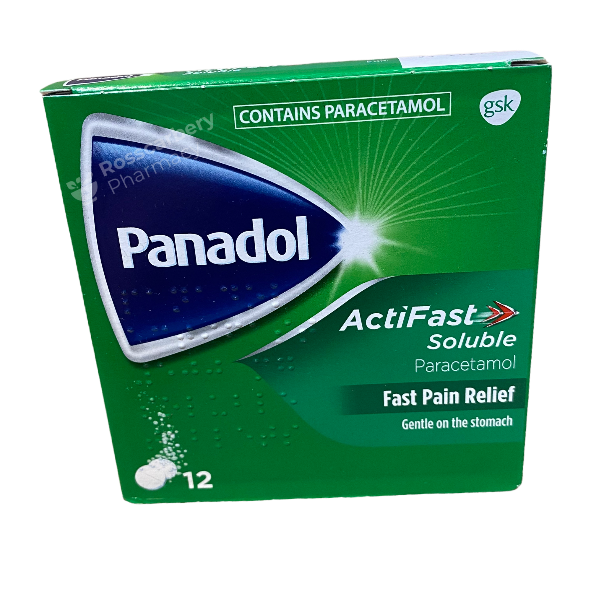 Panadol Actifast 500mg Soluble Tablets Paracetamol