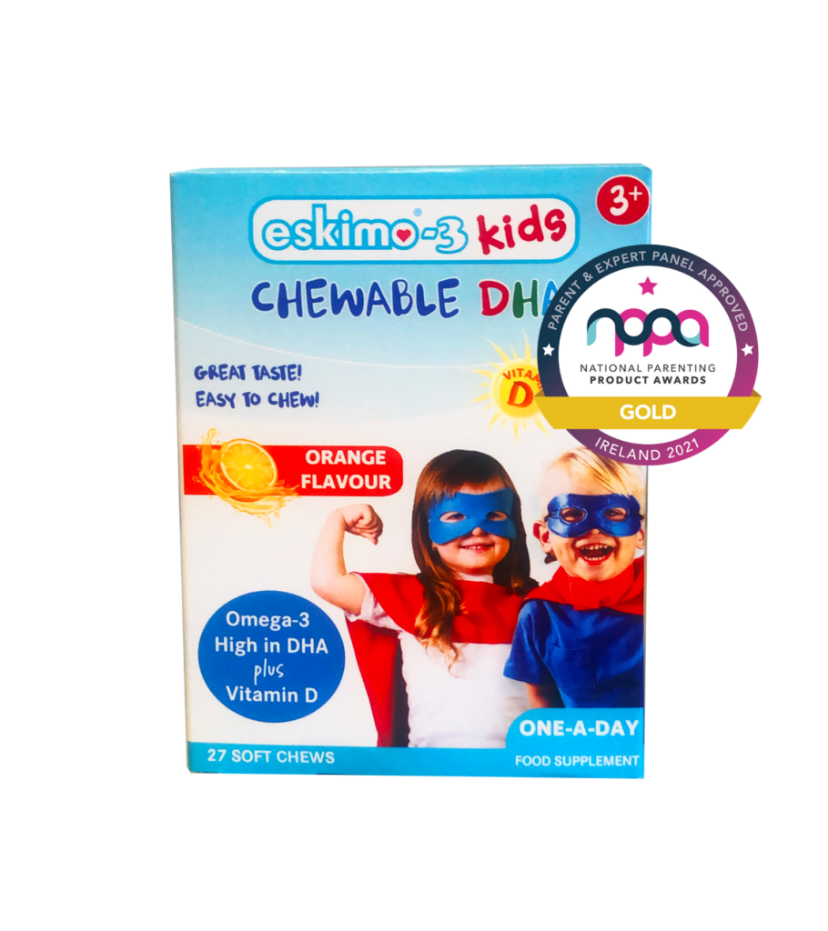 Eskimo-3 Kids Chewable DHA+ - Orange Flavour