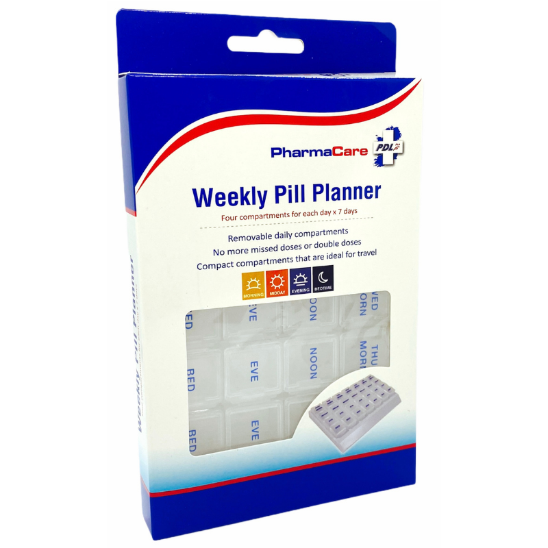 Pharmacare Weekly Pill Planner