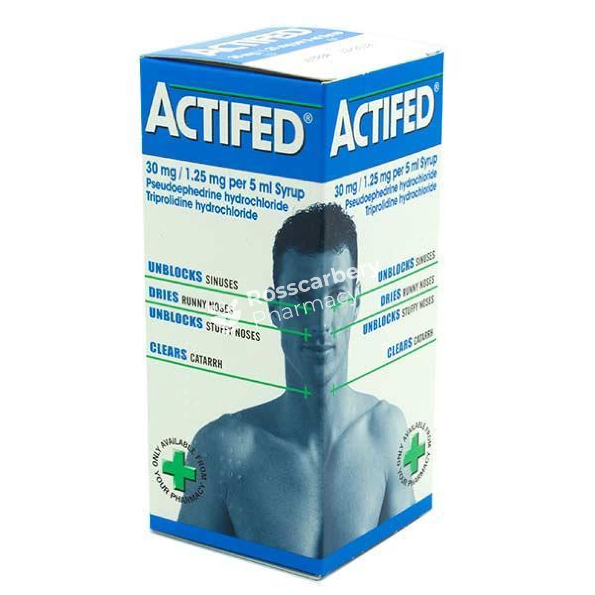 Actifed Syrup 30Mg/1.25Mg/5Ml Cold & Flu Combination Products