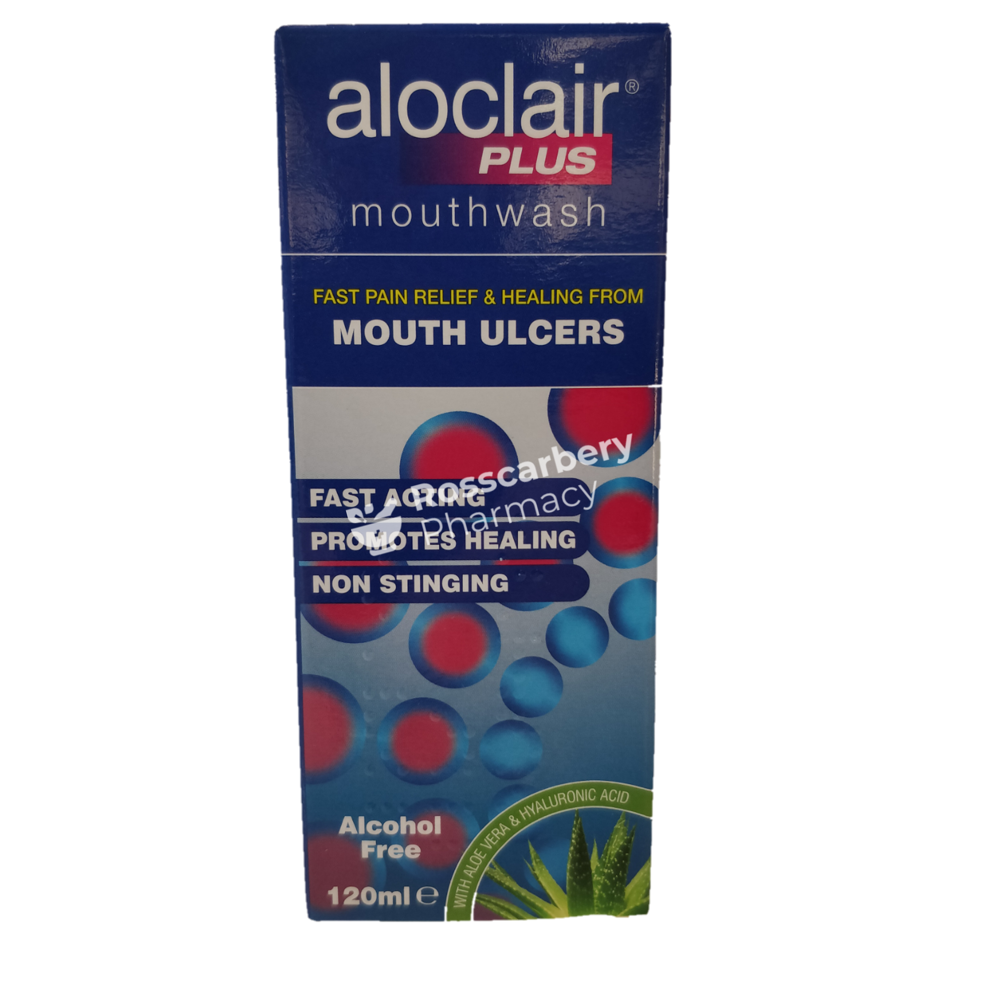 Aloclair Plus Mouthwash - Pain Relief & Healing From Mouth Ulcers Cold Sores