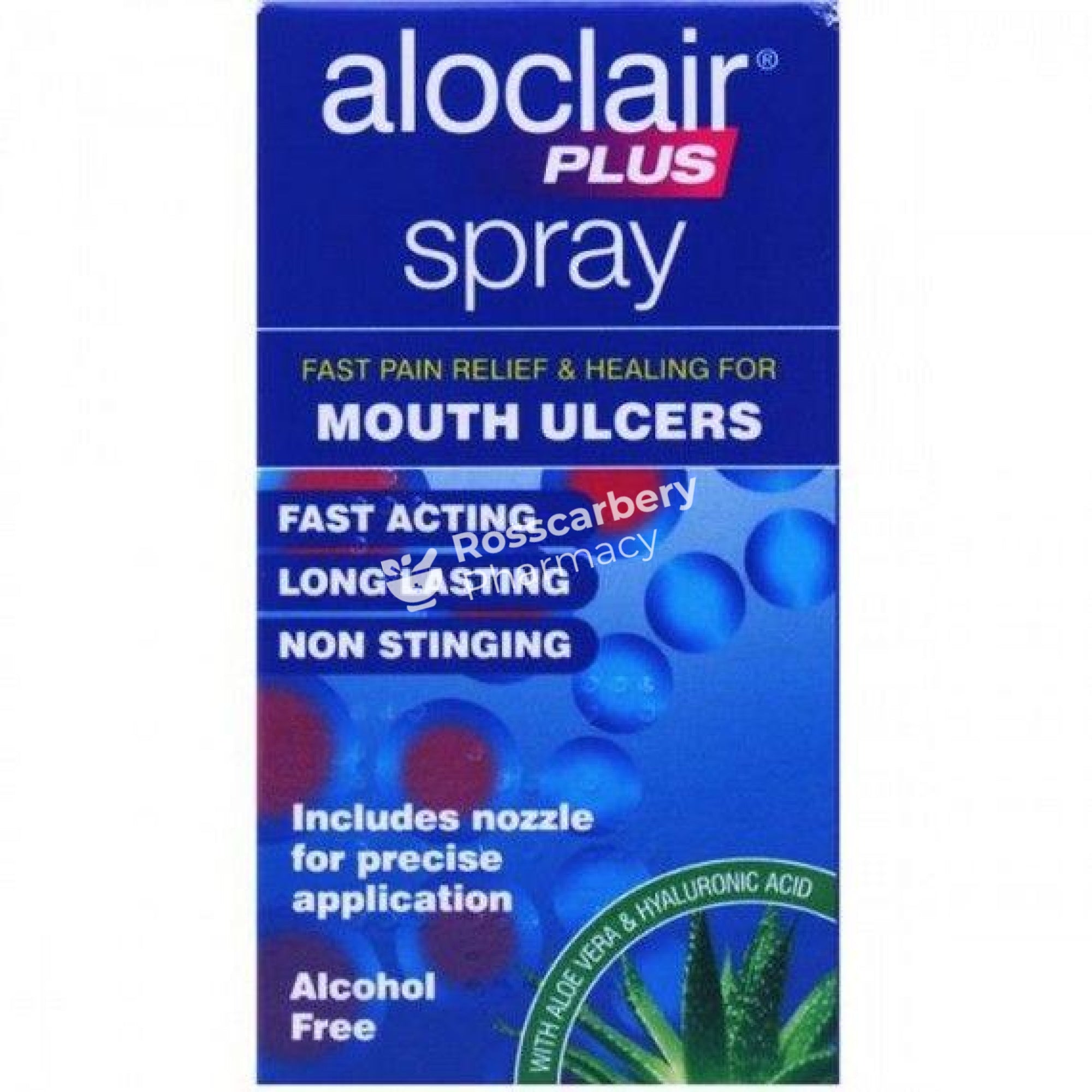 Aloclair Plus Spray - Pain Relief & Healing From Mouth Ulcers Cold Sores