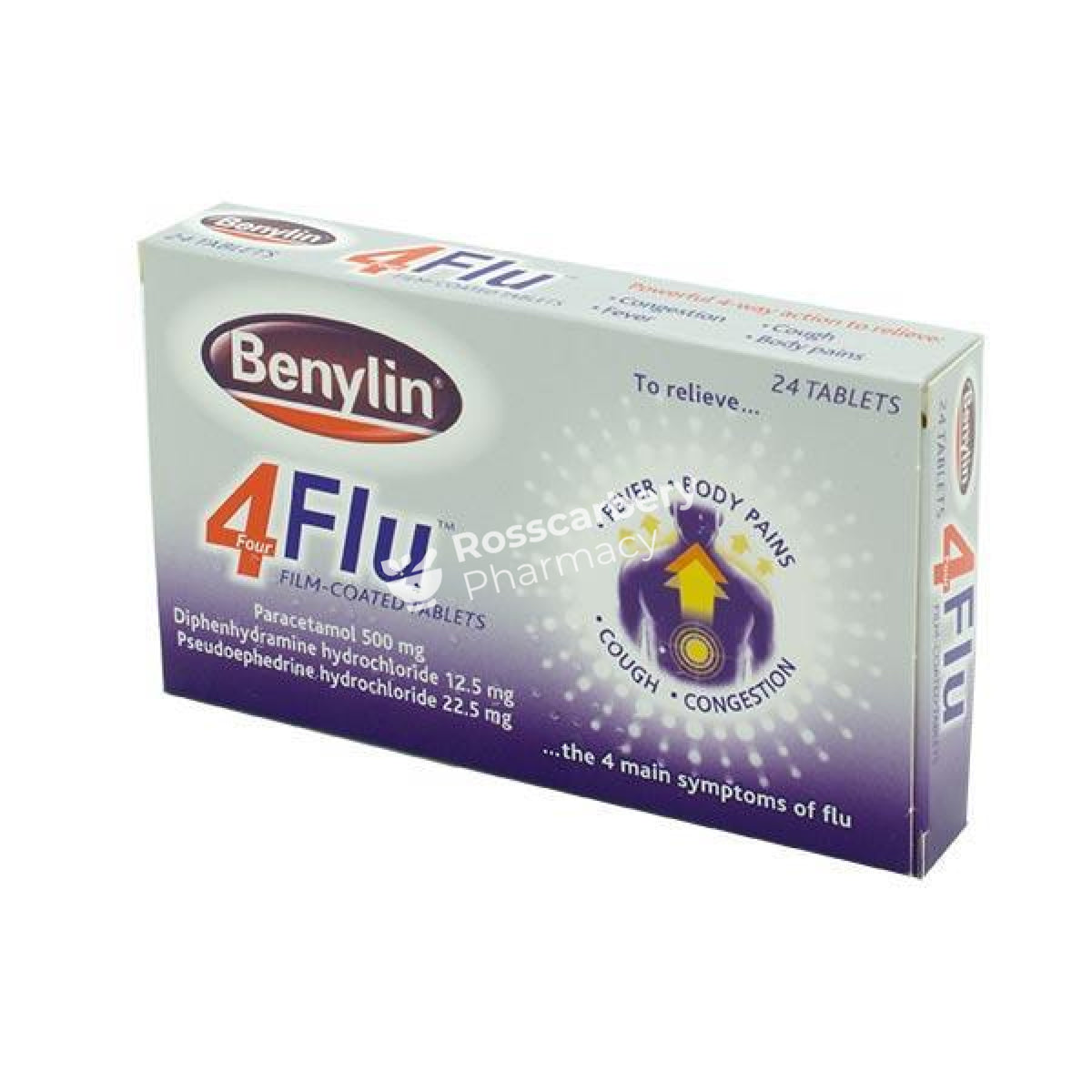 Benylin 4 Flu Film-Coated Tablets Cold &amp; Combination Products