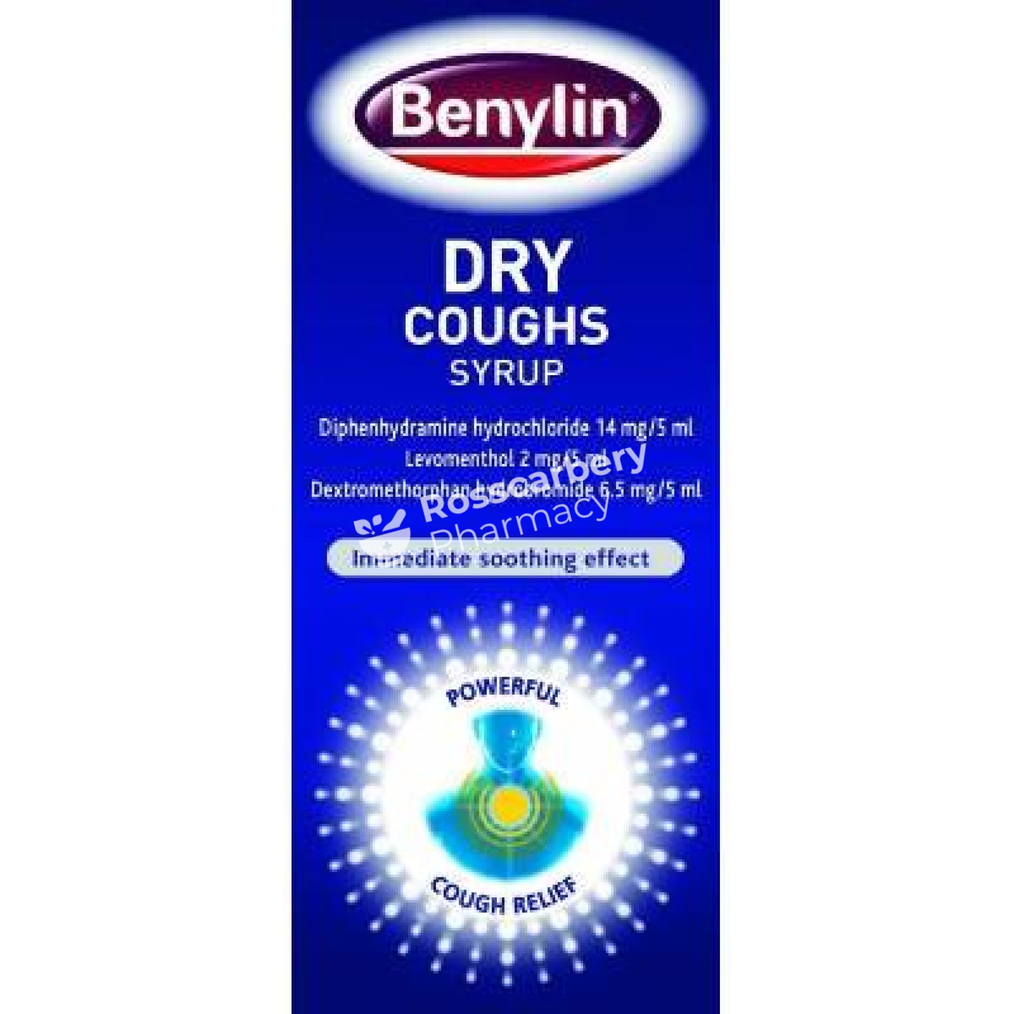 Benylin Dry Cough Syrup - Drowsy Bottles