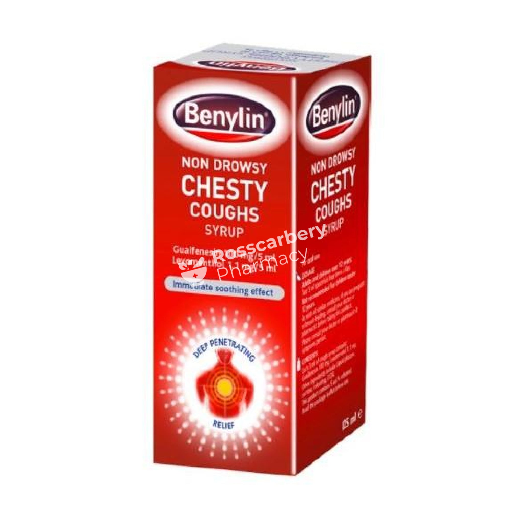 Benylin Non-Drowsy Chesty Cough Syrup Bottles
