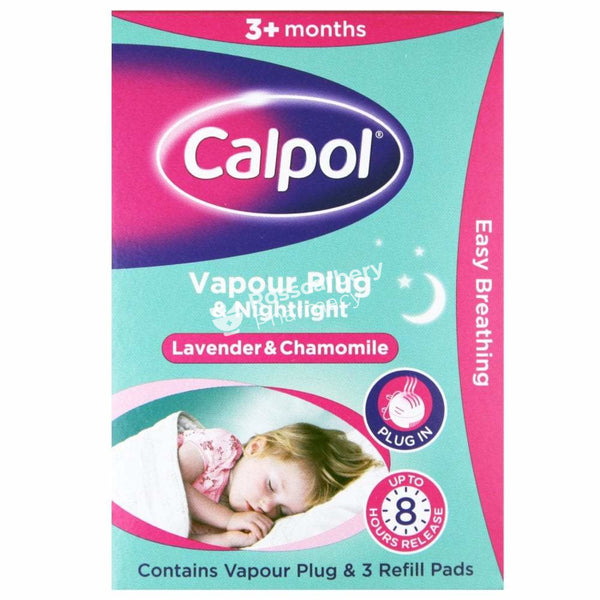 Calpol Vapour Plug & Nightlight 3+months - Lavender & Chamomile ...