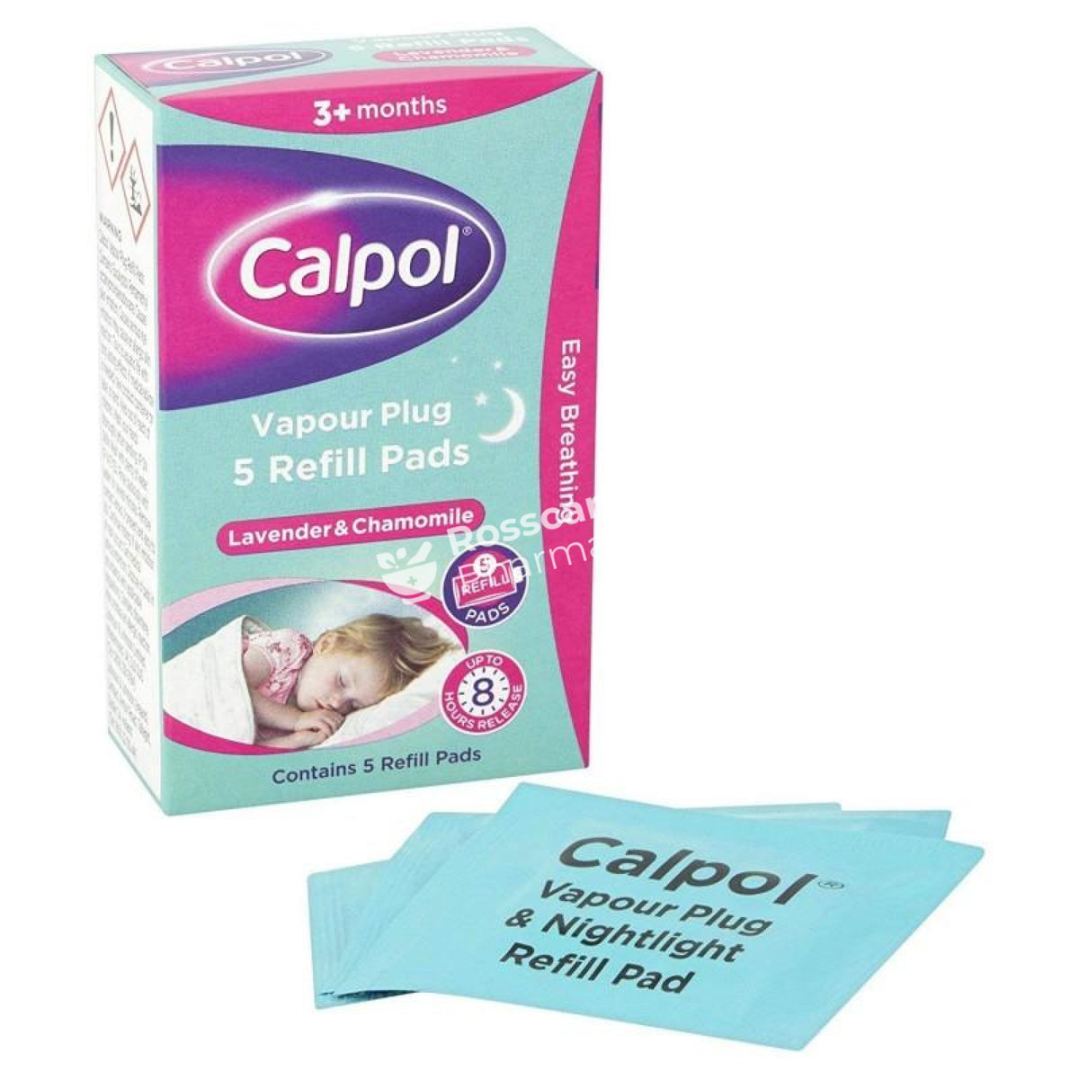 Calpol Vapour Plug Refill Pads - Lavender &amp; Chamomile Childrens Decongestant