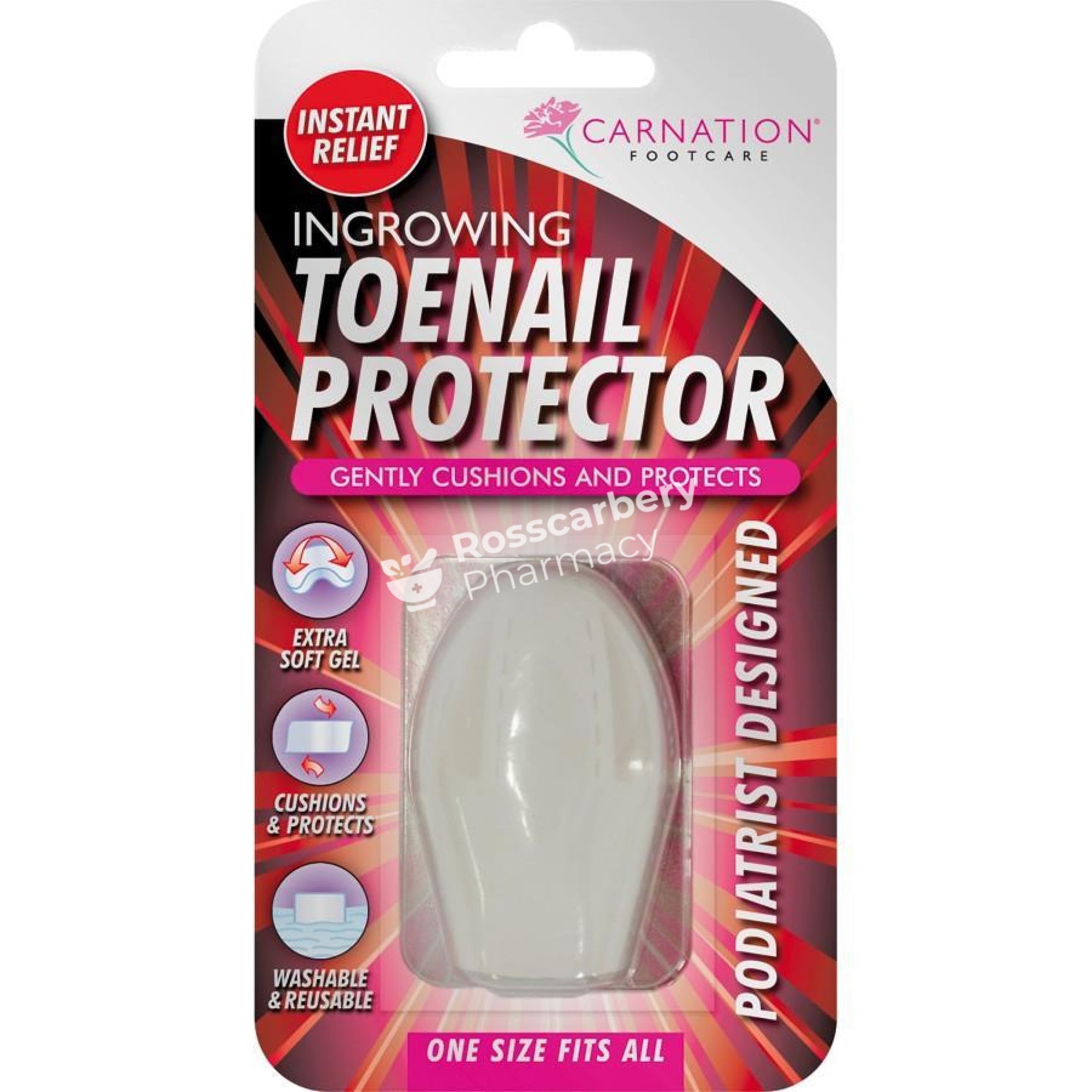 Carnation Footcare Ingrowing Toenail Protector - One Size Toe & Nail Care