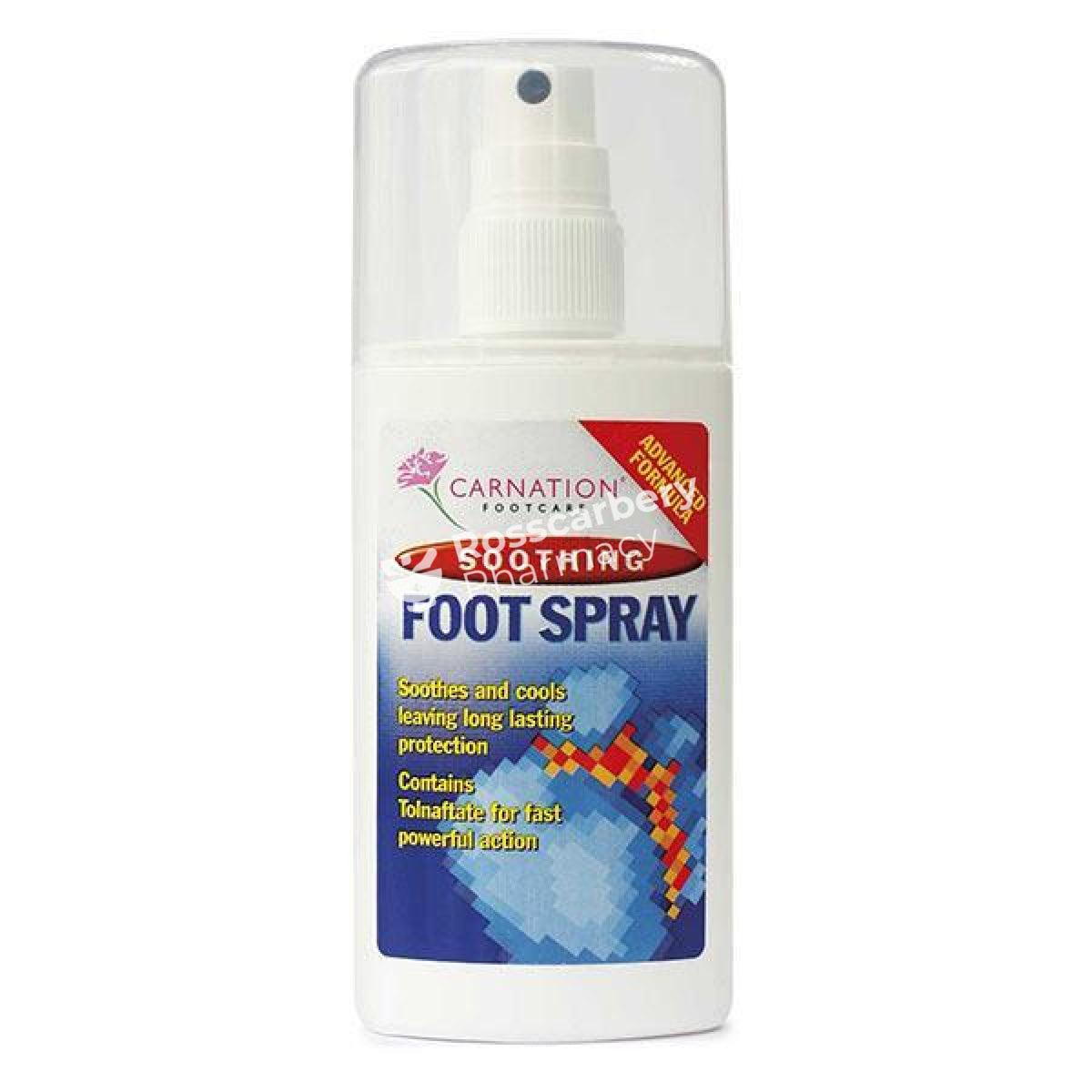 Carnation Footcare Soothing Foot Spray Soak &amp; Odour Control
