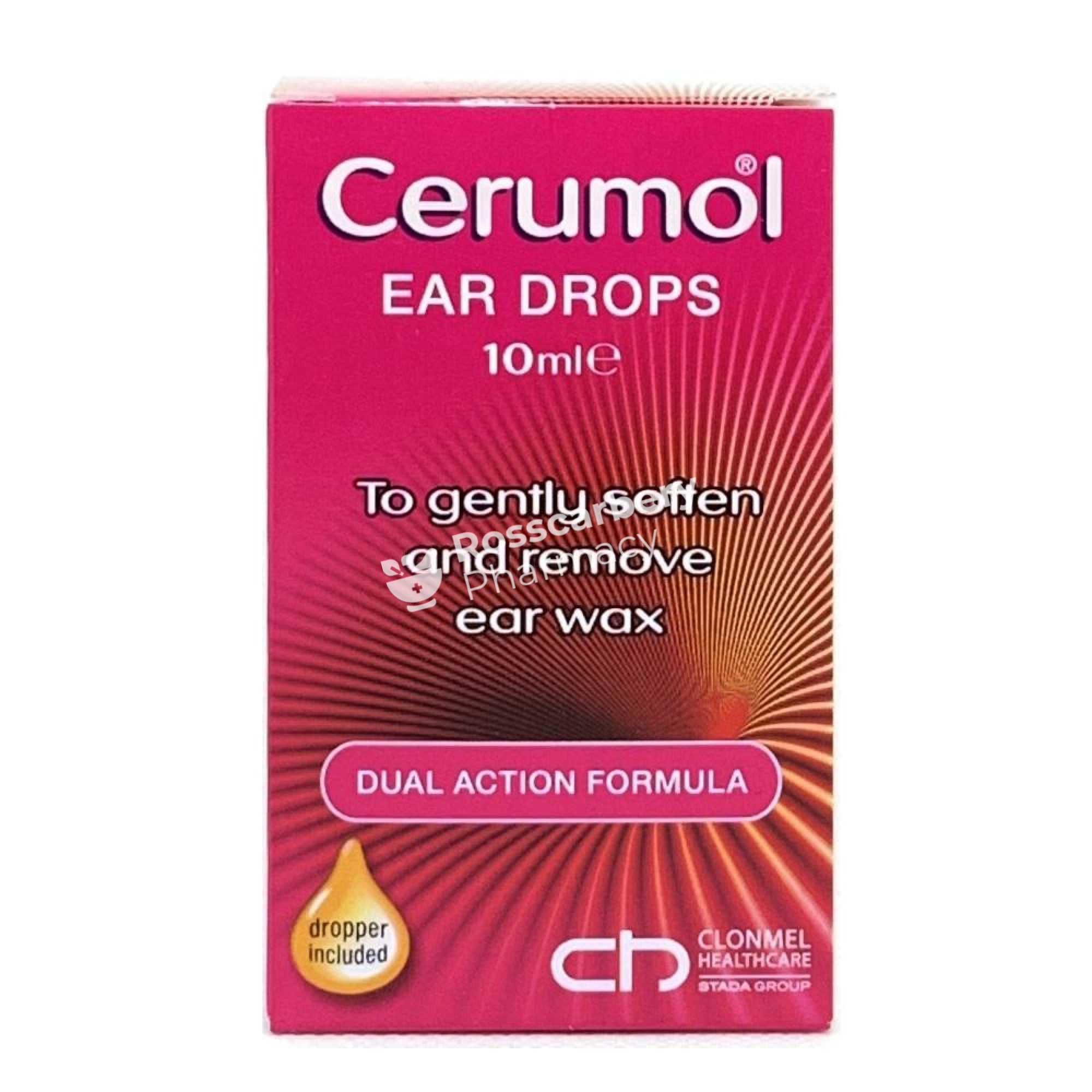 Cerumol Ear Drops 10Ml - Clonmel Healthcare Wax Treatment