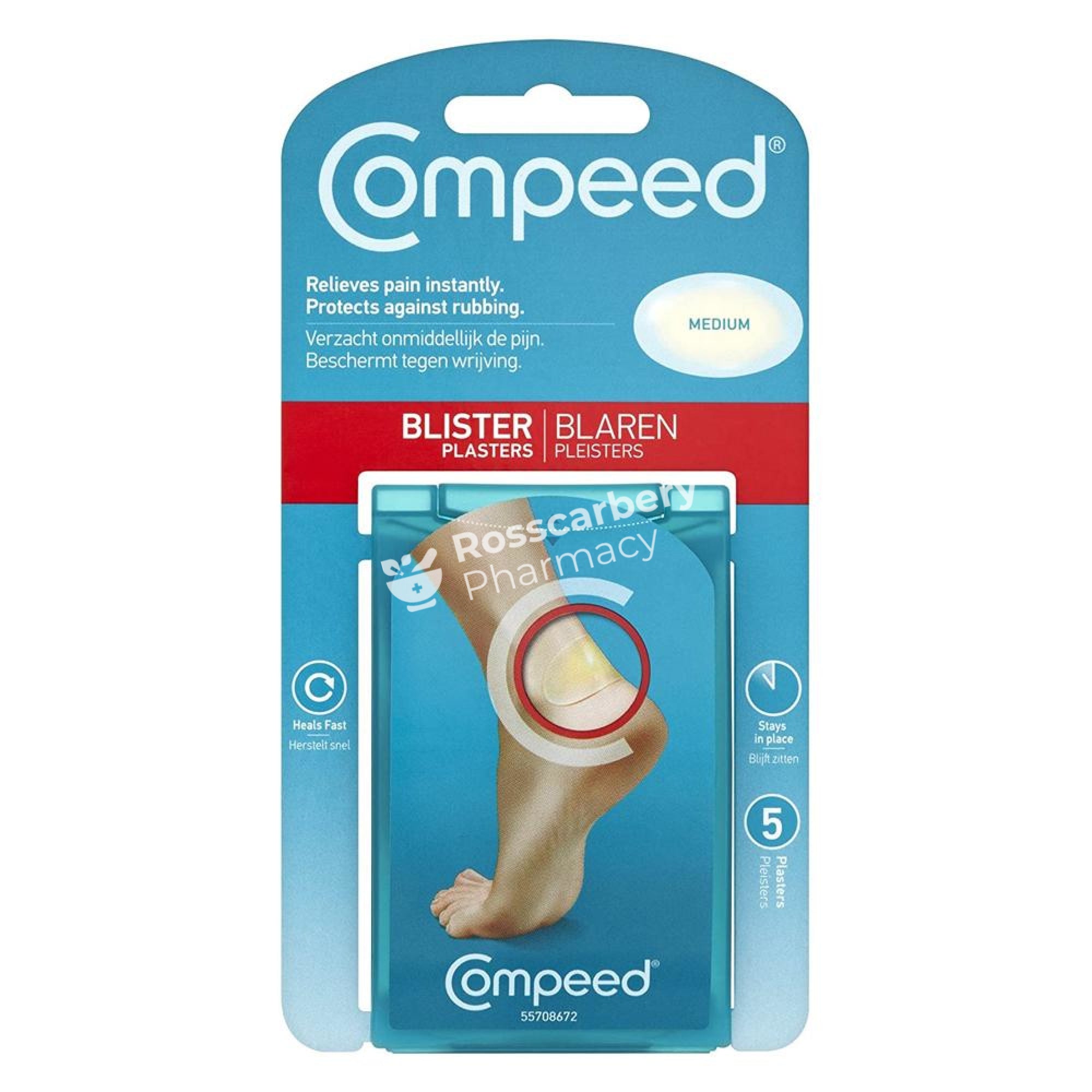 Compeed Blister Plasters - Medium Blisters & Bunion Care