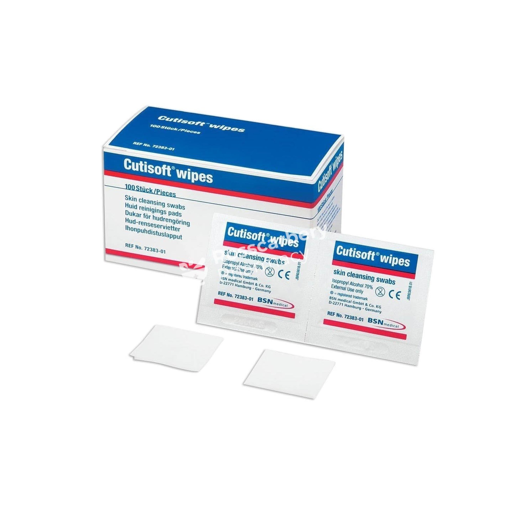 Cutisoft Wipes Antiseptic & Wound Healing