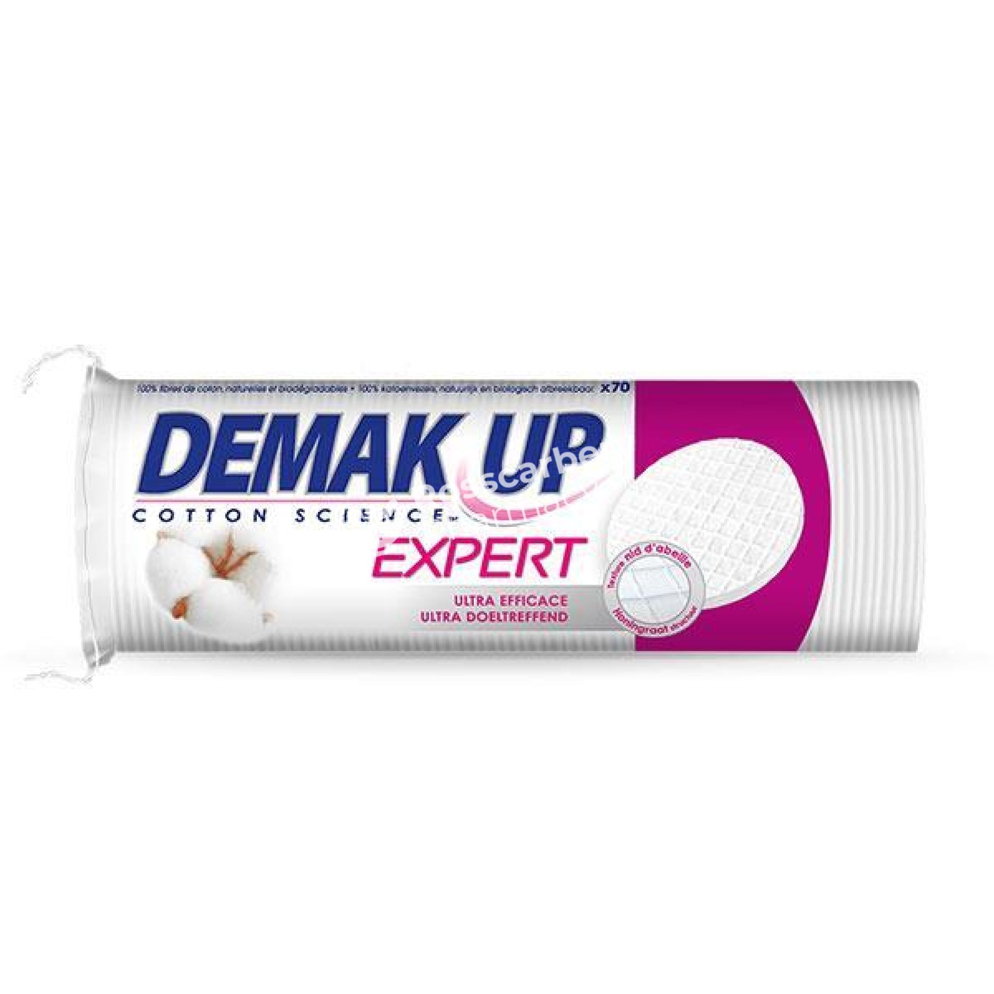 Demak Up Round Cotton Pads 84 Pads Wool Wipes & Tissues