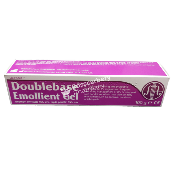 Dermal Doublebase Emollient Gel Tube Rosscarbery Pharmacy