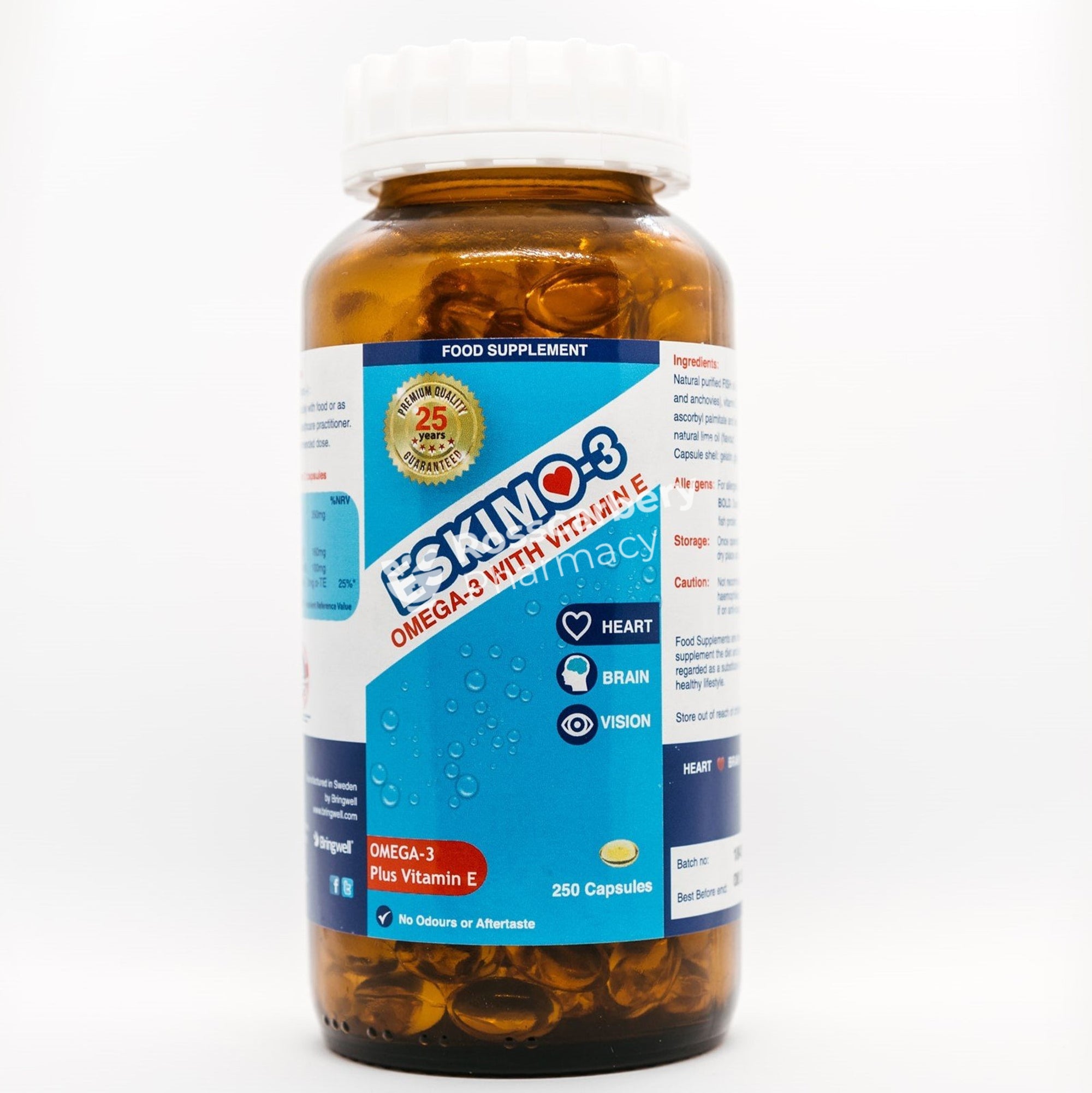 Eskimo-3 Omega-3 With Vitamin E Brain Health