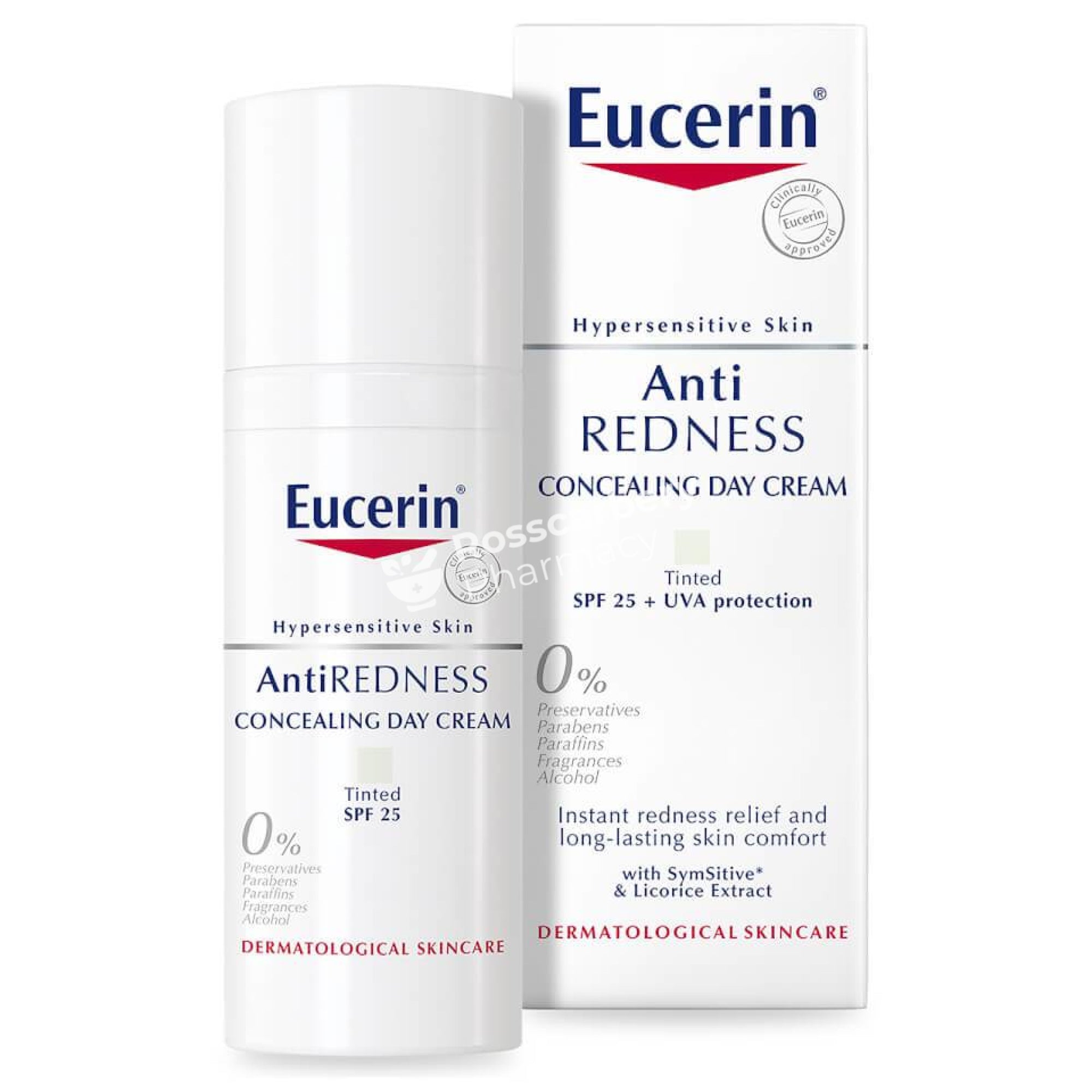 Eucerin Hypersensitive Skin Anti Redness Concealing Day Cream (Tinted) Facial Moisturiser