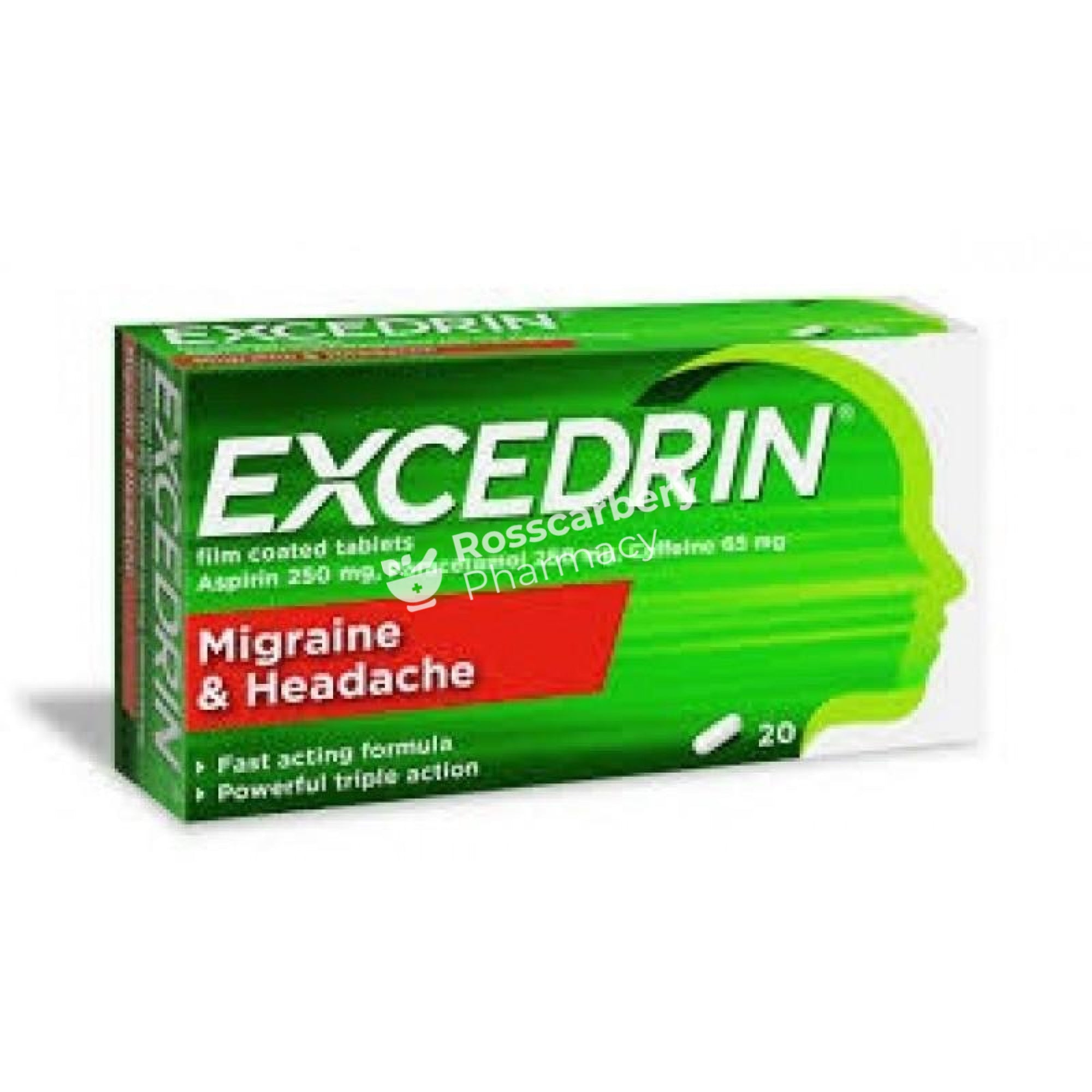 Excedrin Migraine & Headache Film-Coated Tablets Pain Relief