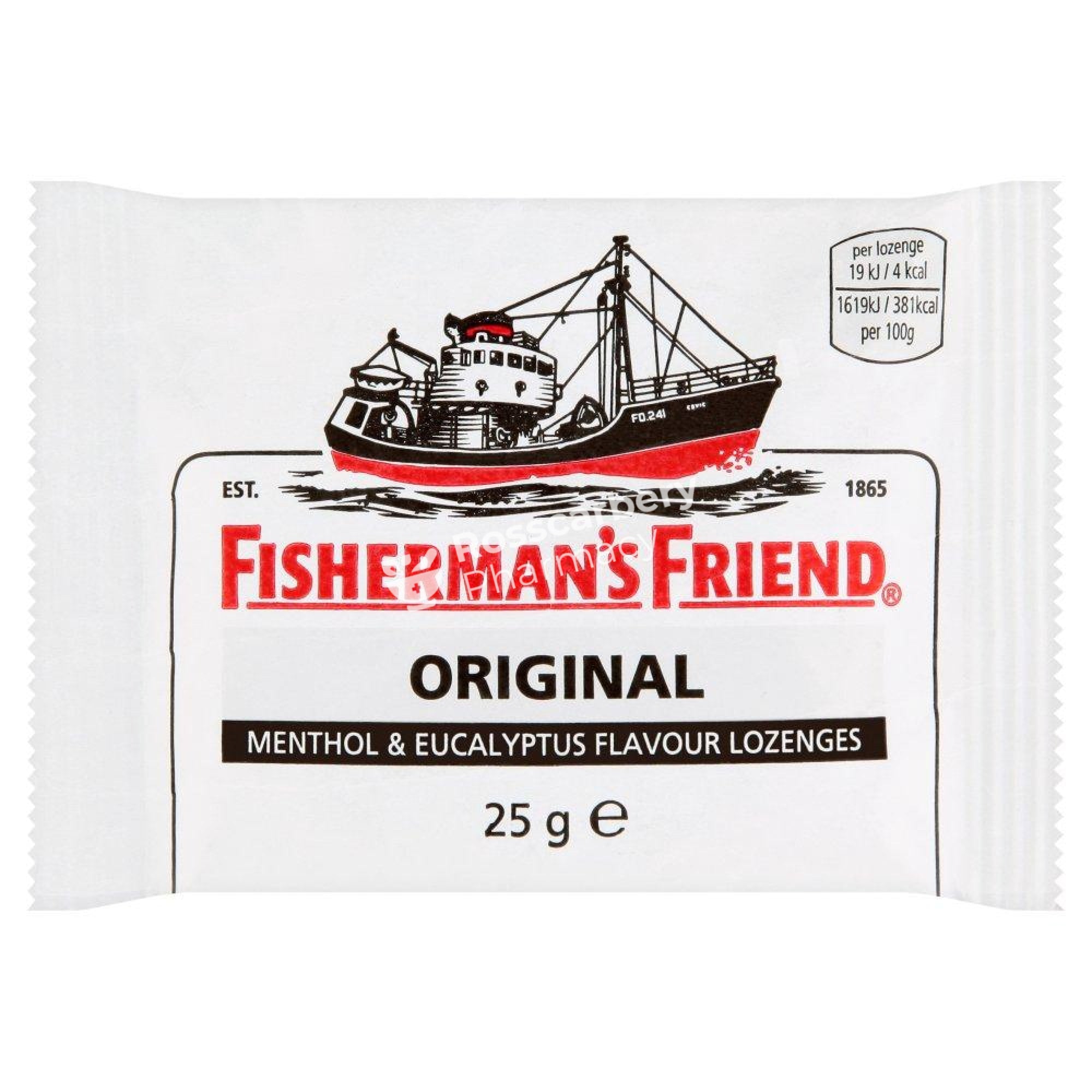 Fishermans Friend Original - Menthol & Eucalyptus Flavour Lozenges Sweets/lozenges/pastilles