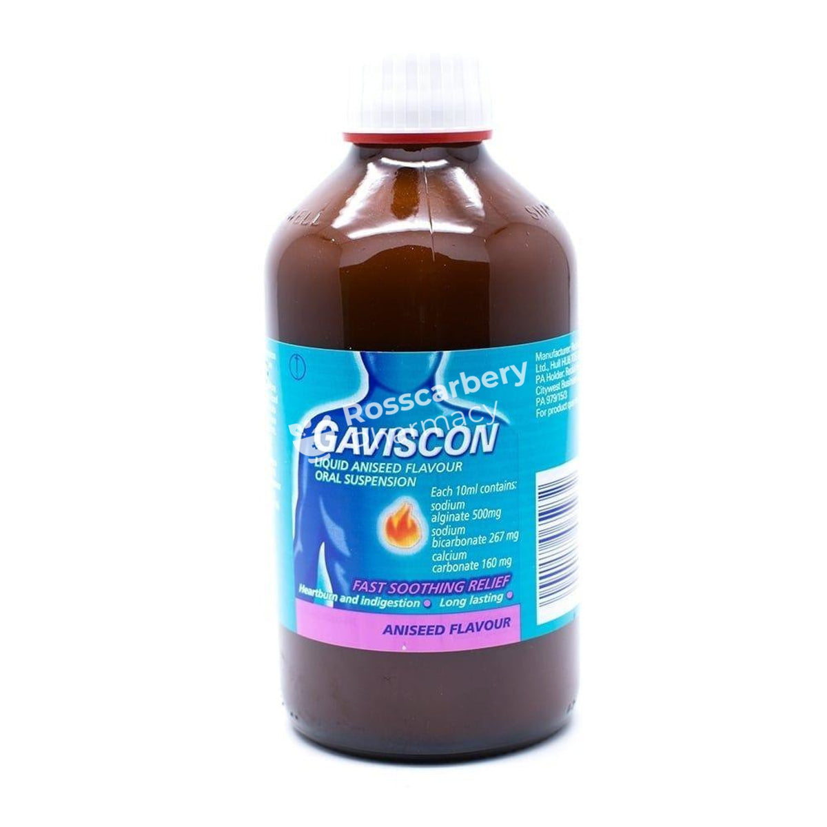 Gaviscon Liquid Aniseed Flavour 300Ml Acid Indigestion &amp; Reflux