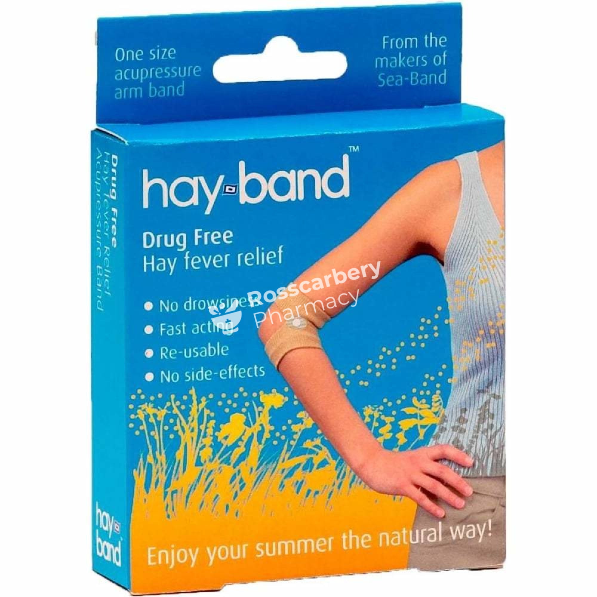 Hay-Band Hayfever & Allergic Rhinitis - One Size Acupressure Arm Band Allergy