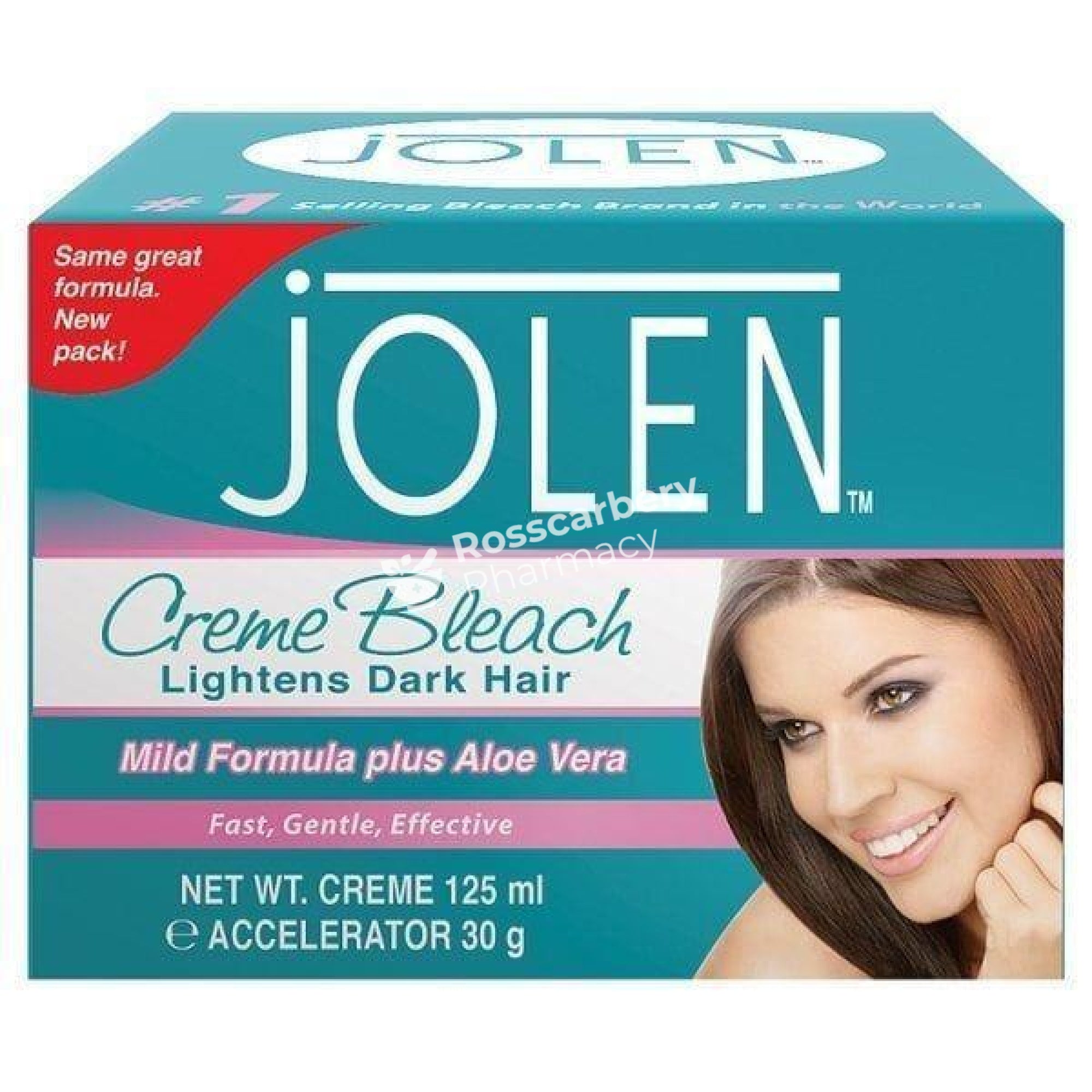 Jolen Creme Bleach Mild Formula Plus Aloe Vera 125Ml Hair