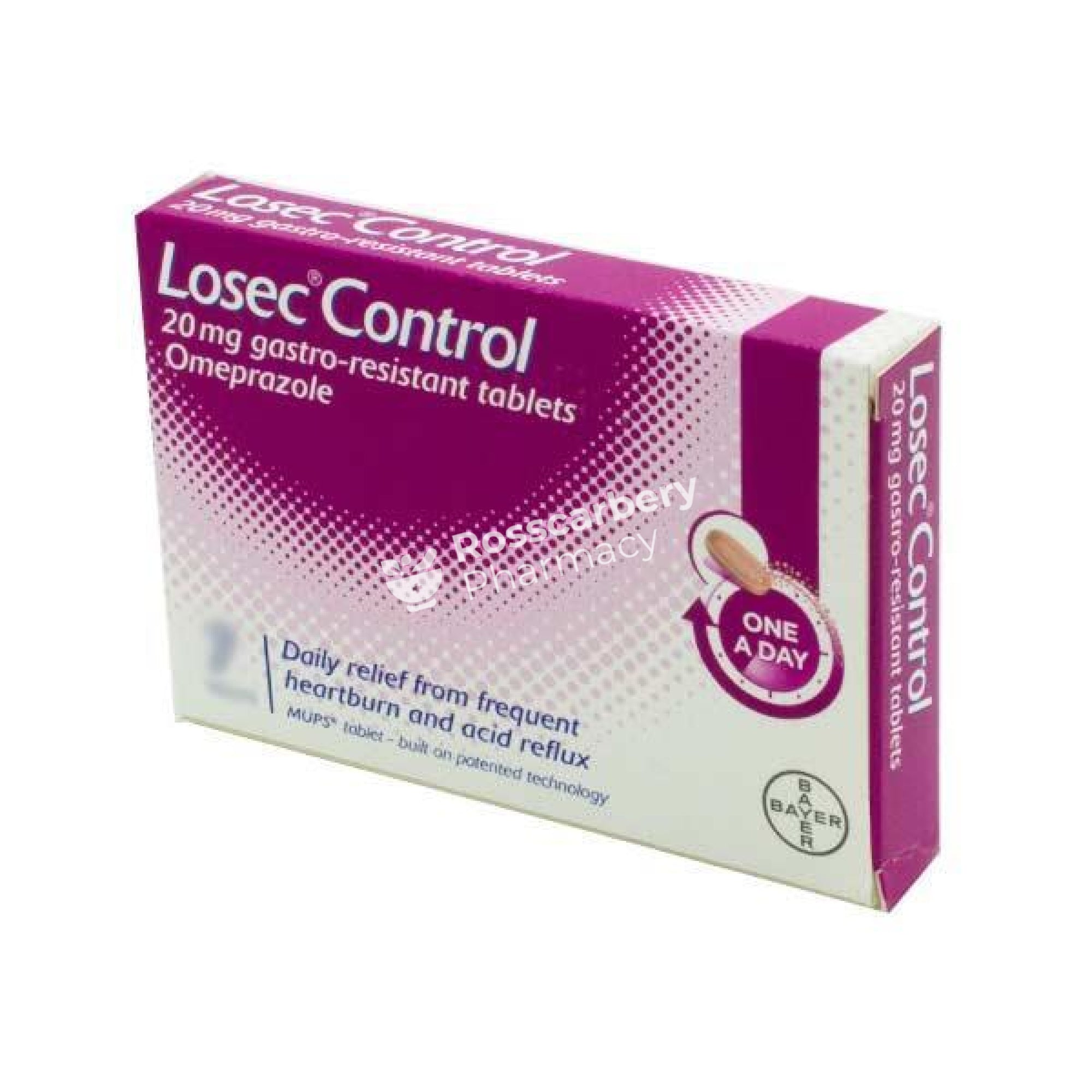 Losec Control 20Mg Gastro Resistant Tablets Acid Indigestion & Reflux