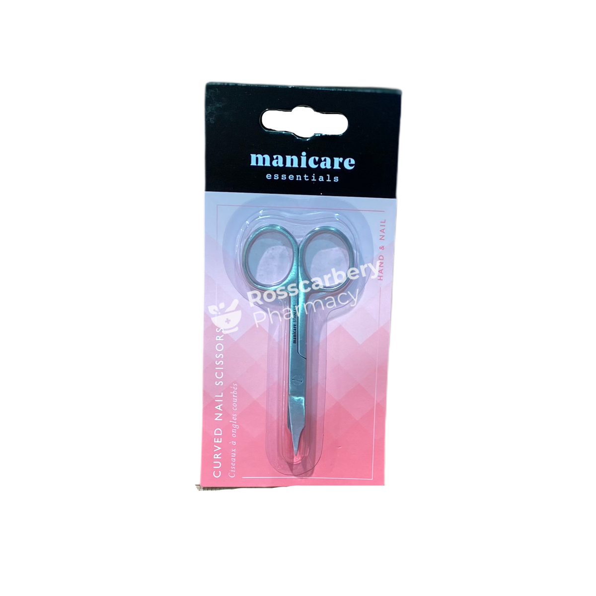 Manicare Essentials Curved Nail Scissors Cuticle &amp; Care