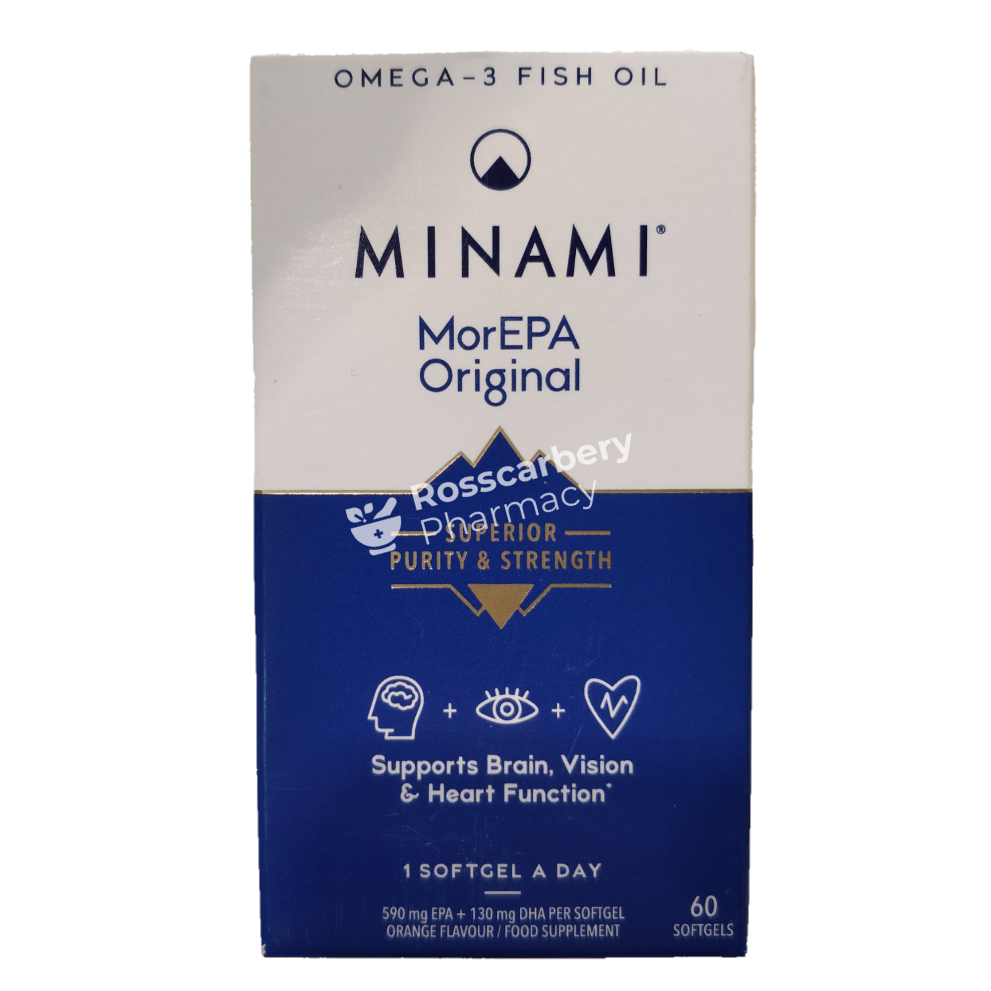 Morepa Smart Fats 85% Omega-3 High Epa Formula - Orange Flavour Brain Health