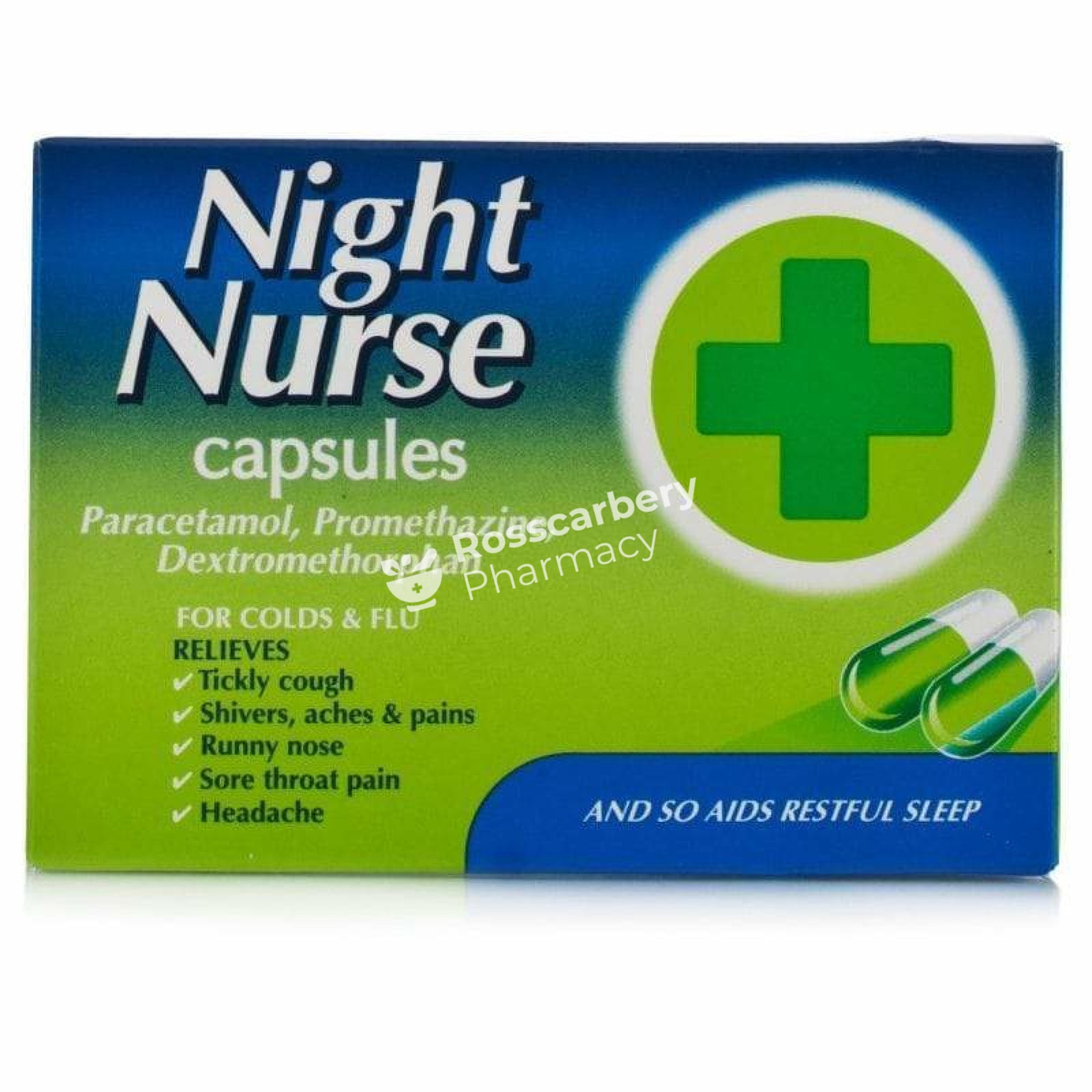 Night Nurse Capsules Cold & Flu Combination Products