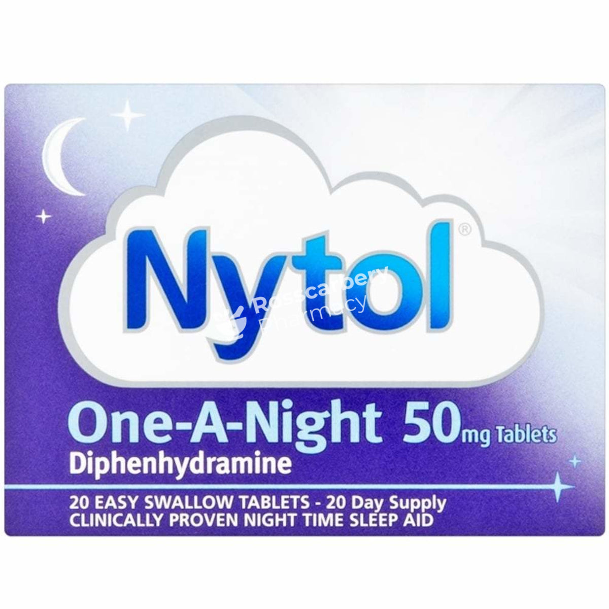 Nytol One-A-Night 50Mg Tablets Sleep &amp; Stress