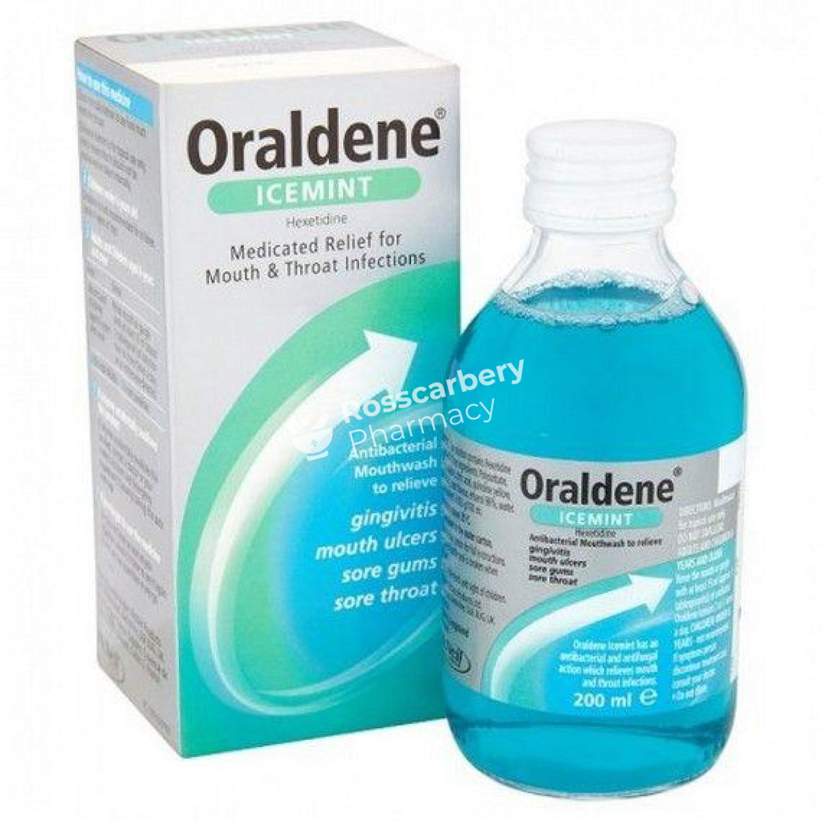 Oraldene Gargle/mouthwash Medicated Relief For Mouth &amp; Throat Infections Mouthwash