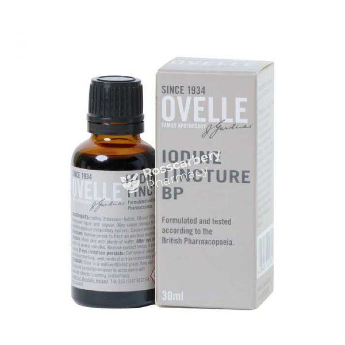 Ovelle Iodine Tincture Bp Antiseptic &amp; Wound Healing
