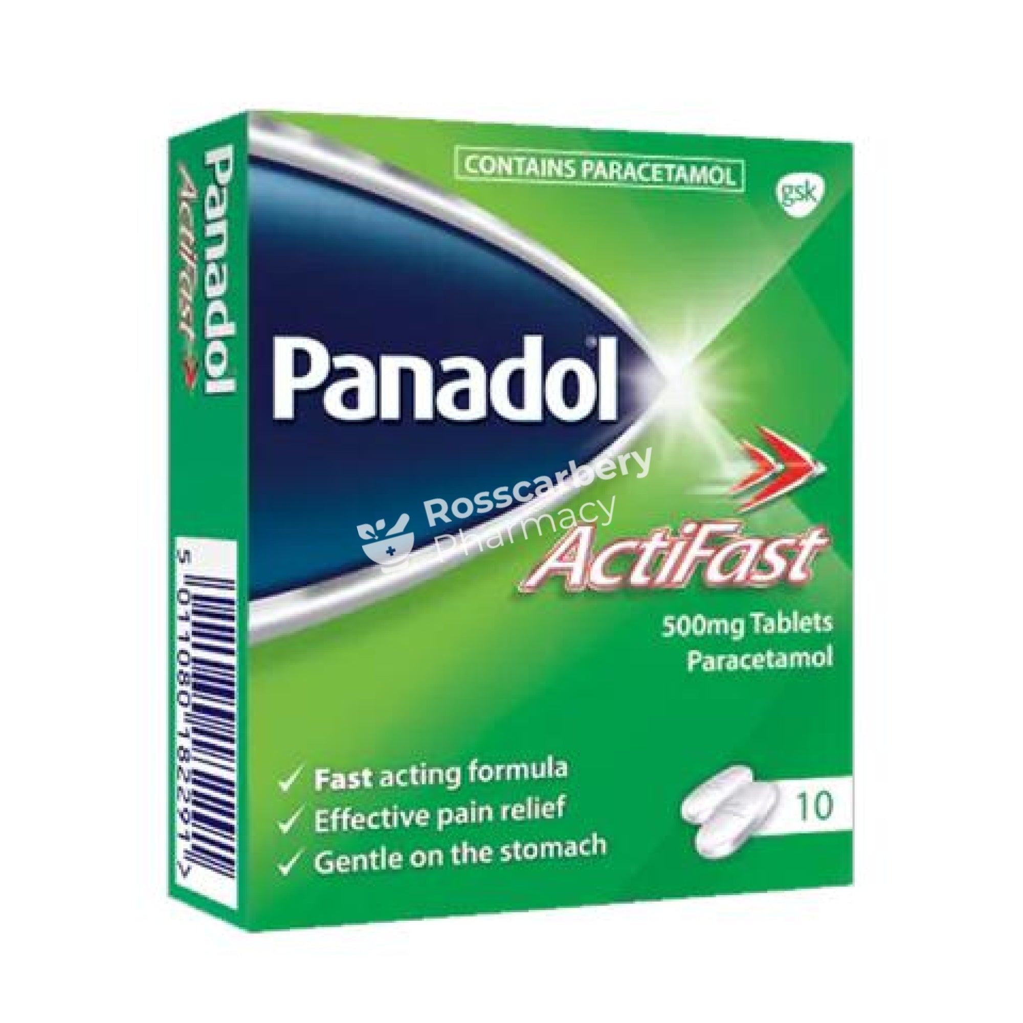 Panadol Actifast 500Mg Tablets Paracetamol Pain Relief & Headache