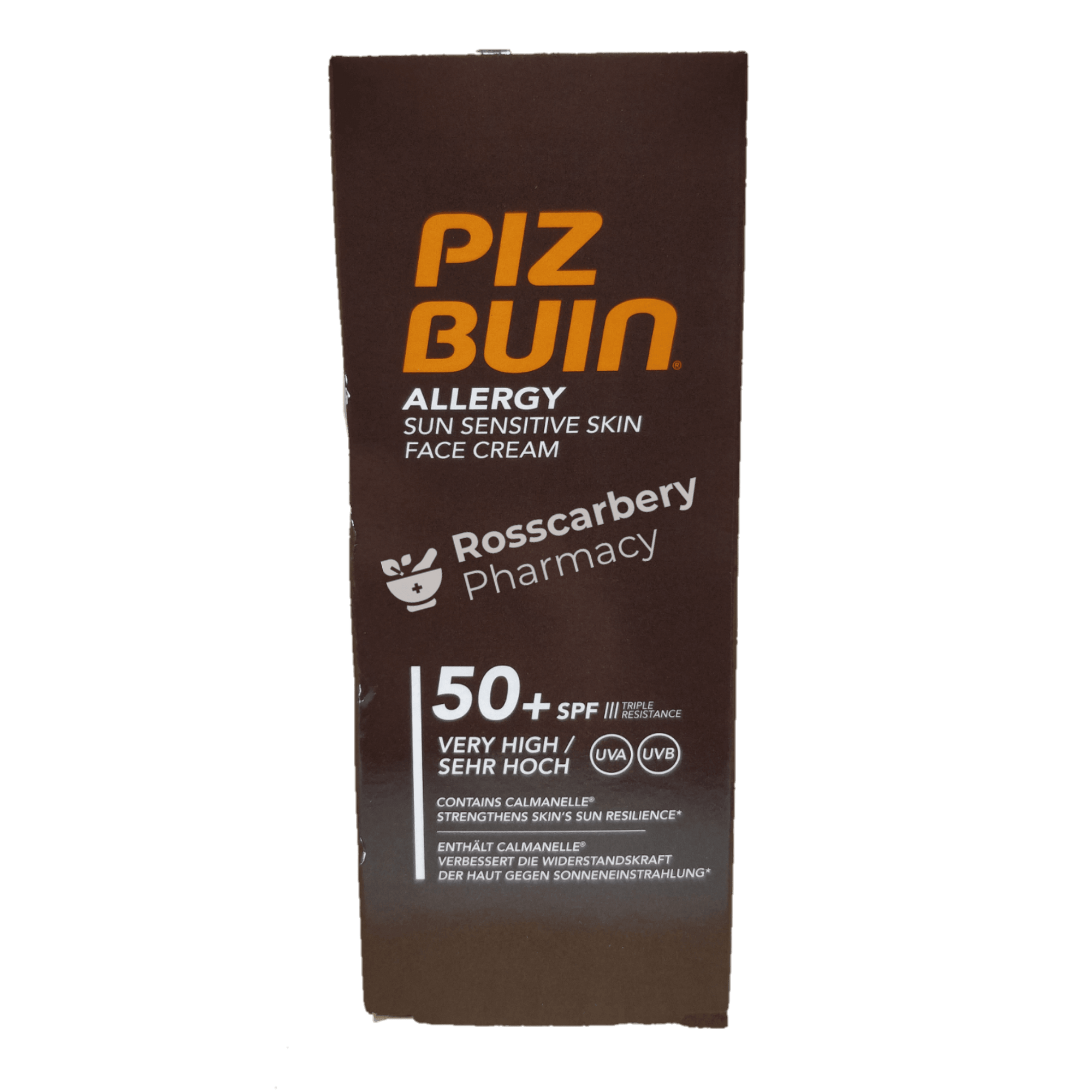 Piz Buin Allergy Sun Sensitive Skin Face Cream Spf50 High Protection