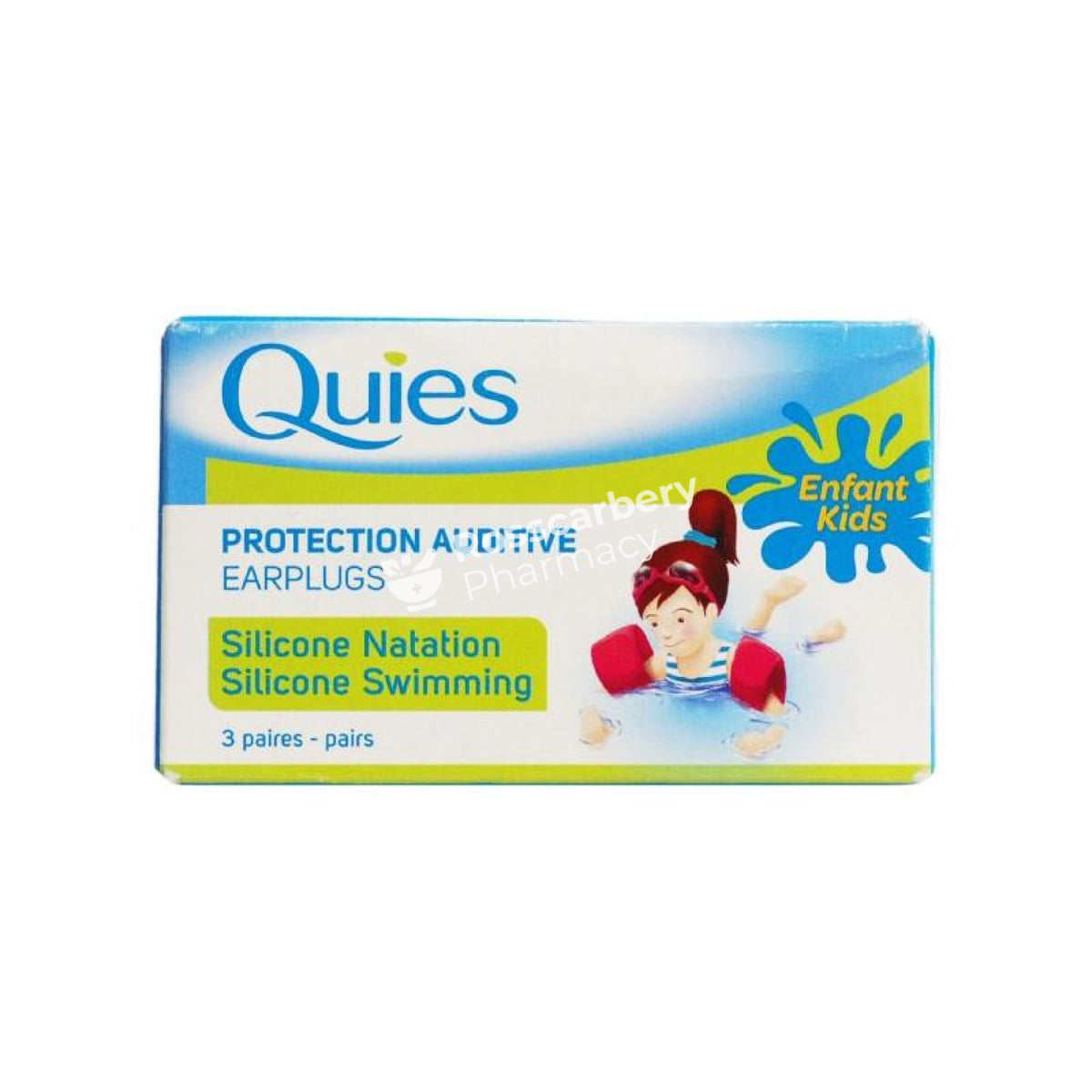 Quies Kids Silicone Swimming Earplugs Ear Care &amp;