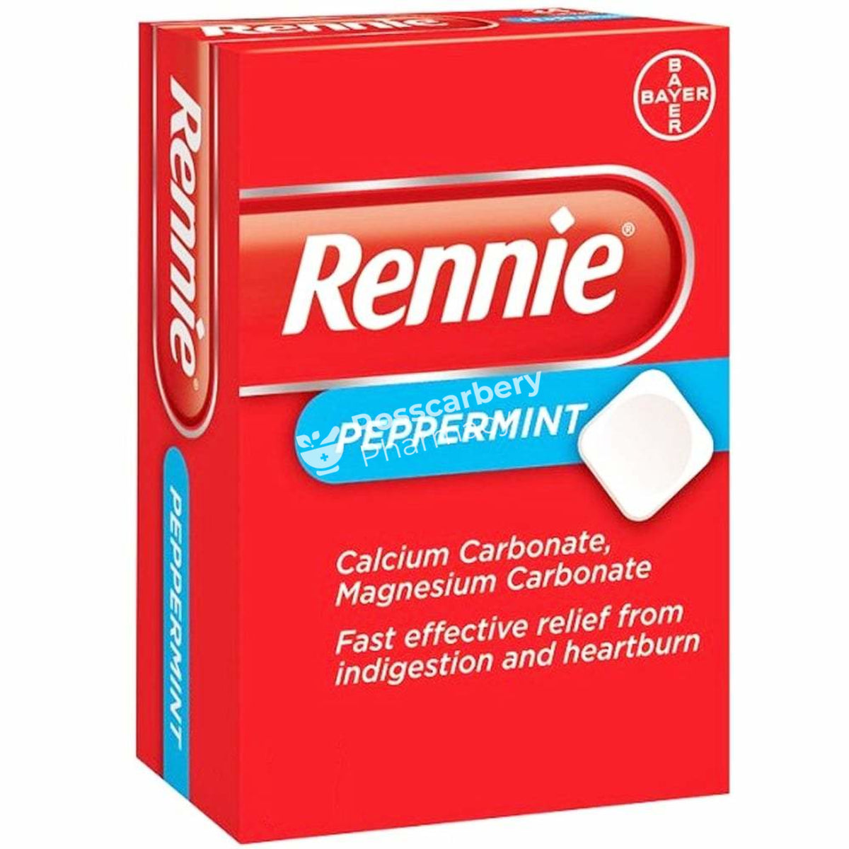 Rennie Chewable Tablets - Peppermint Acid Indigestion &amp; Reflux