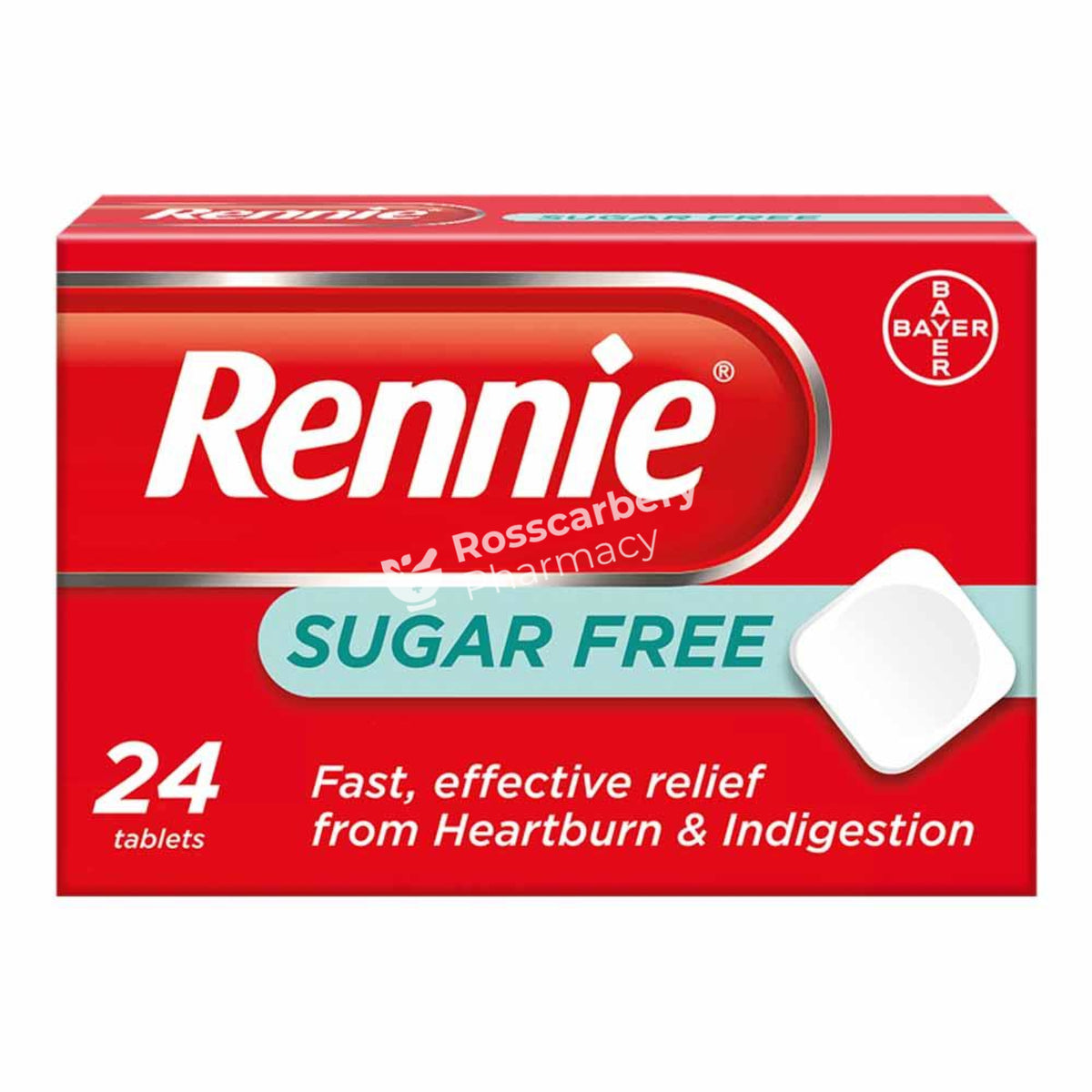 Rennie Sugar Free Chewable Tablets Acid Indigestion &amp; Reflux