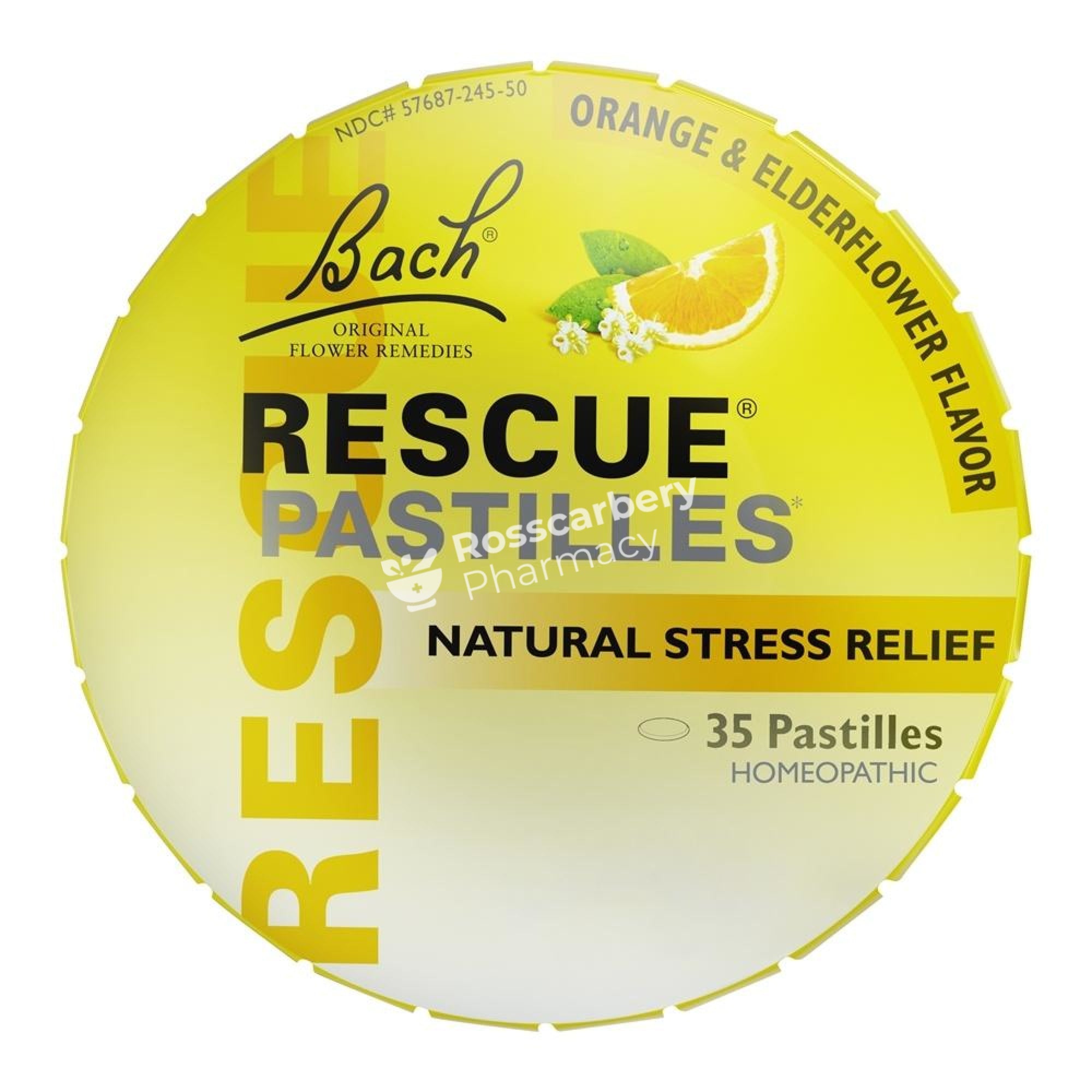 Rescue Remedy Soothing Orange & Elderflower Pastilles - Bach Sleep Stress