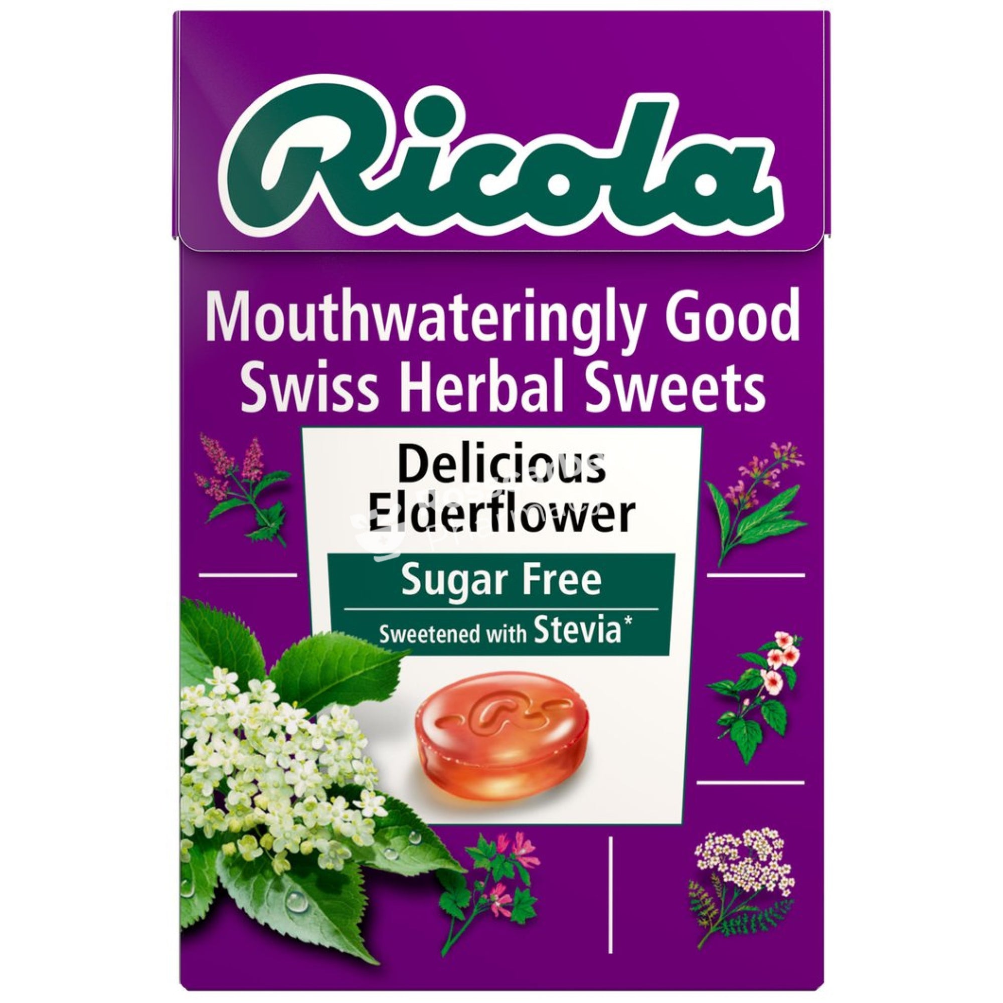 Ricola Herbal Sweets - Delicious Elderflower Sugar Free Sweets/lozenges/pastilles